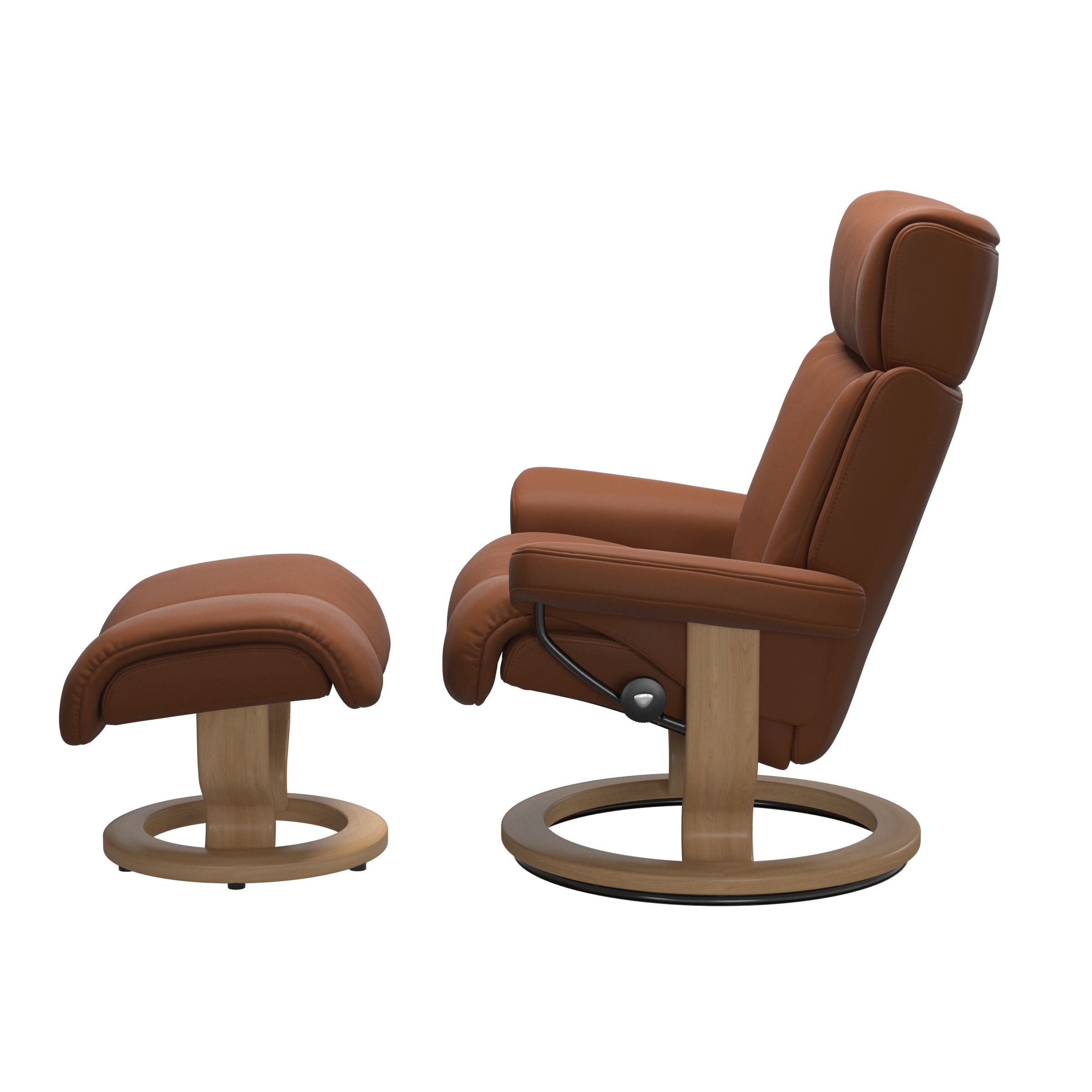 Stressless® Magic Classic lænestol & skammel – Paloma læder – billede 7