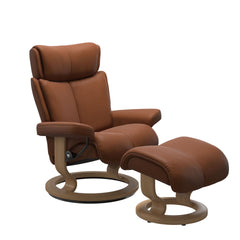 Stressless® Magic Classic lænestol & skammel – Paloma læder – billede 2