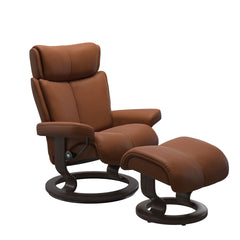 Stressless® Magic Classic lænestol & skammel – Paloma læder – billede 1