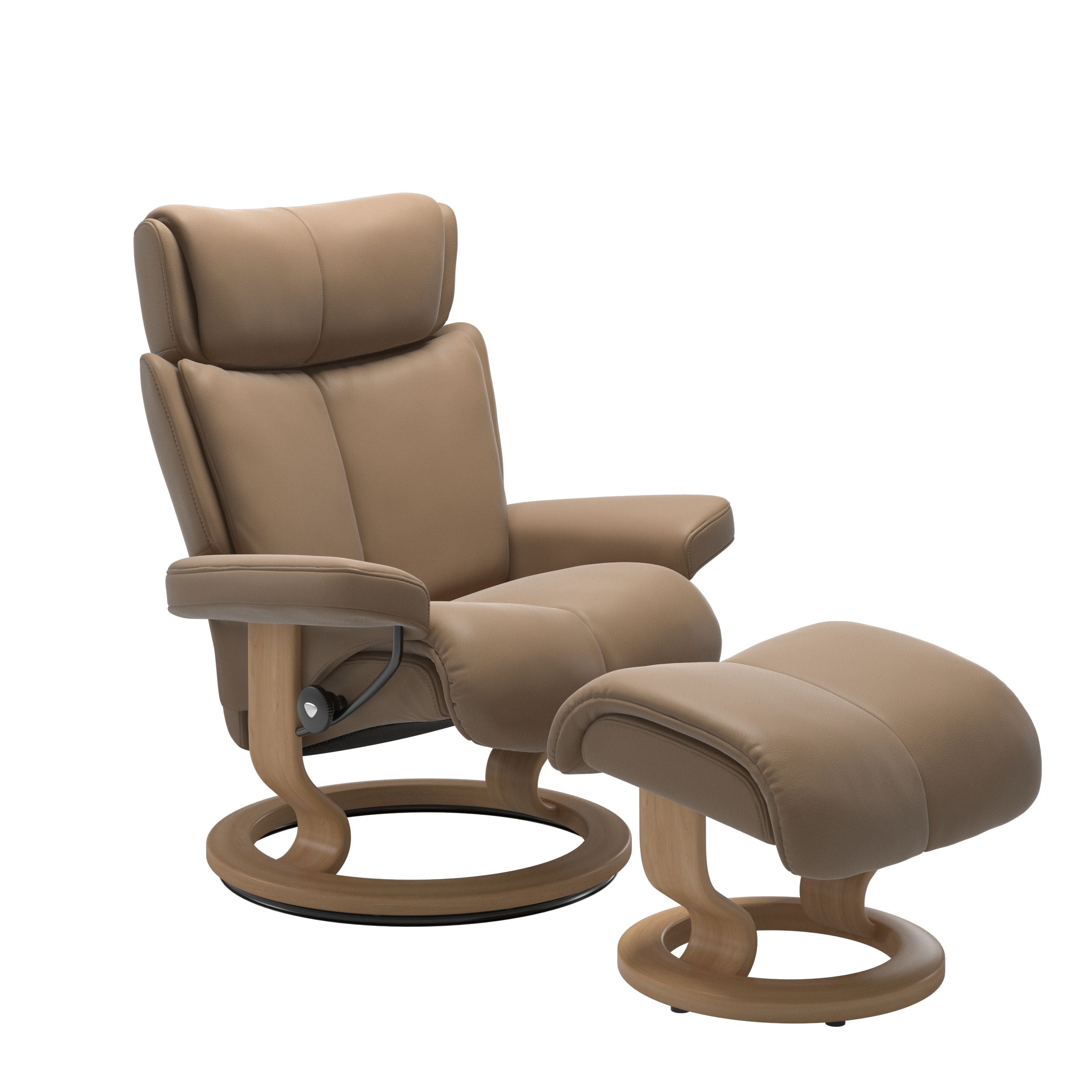Stressless® Magic Classic lænestol & skammel – Paloma læder – billede 6