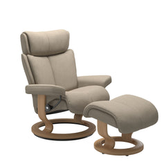 Stressless® Magic Classic lænestol & skammel – Calido stof – billede 4