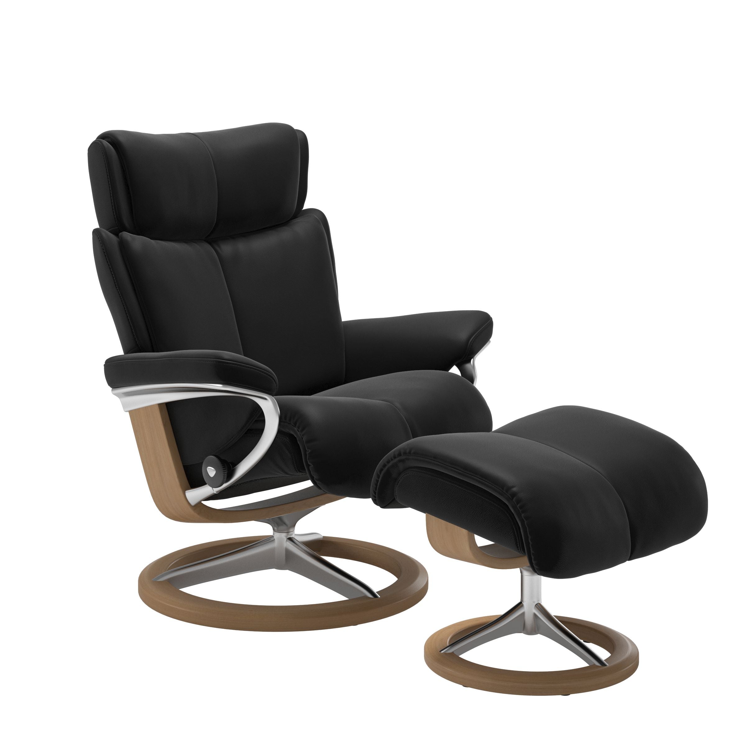 Stressless® Magic Signature lænestol & skammel – Paloma læder – billede 3