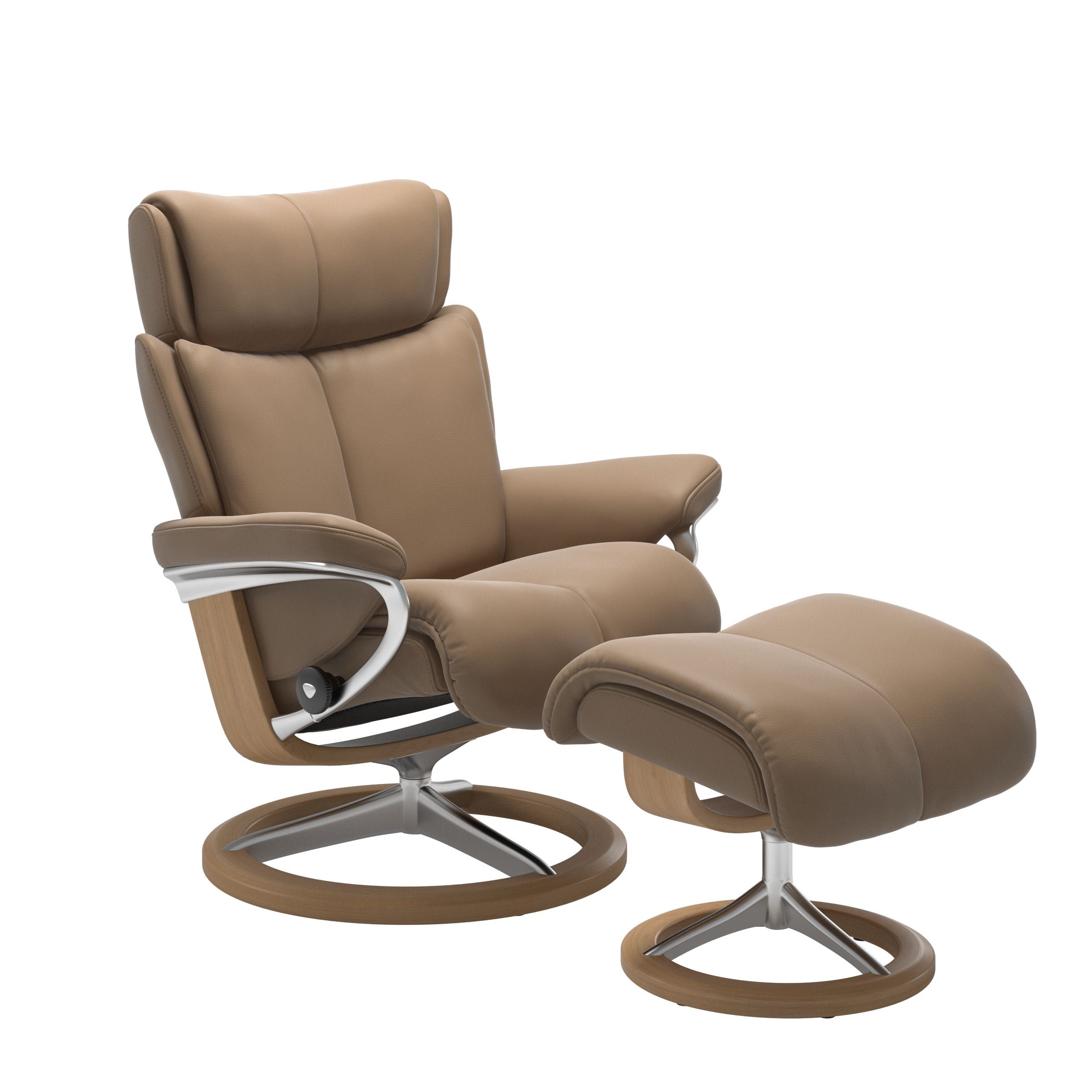 Stressless® Magic Signature lænestol & skammel – Paloma læder – billede 5