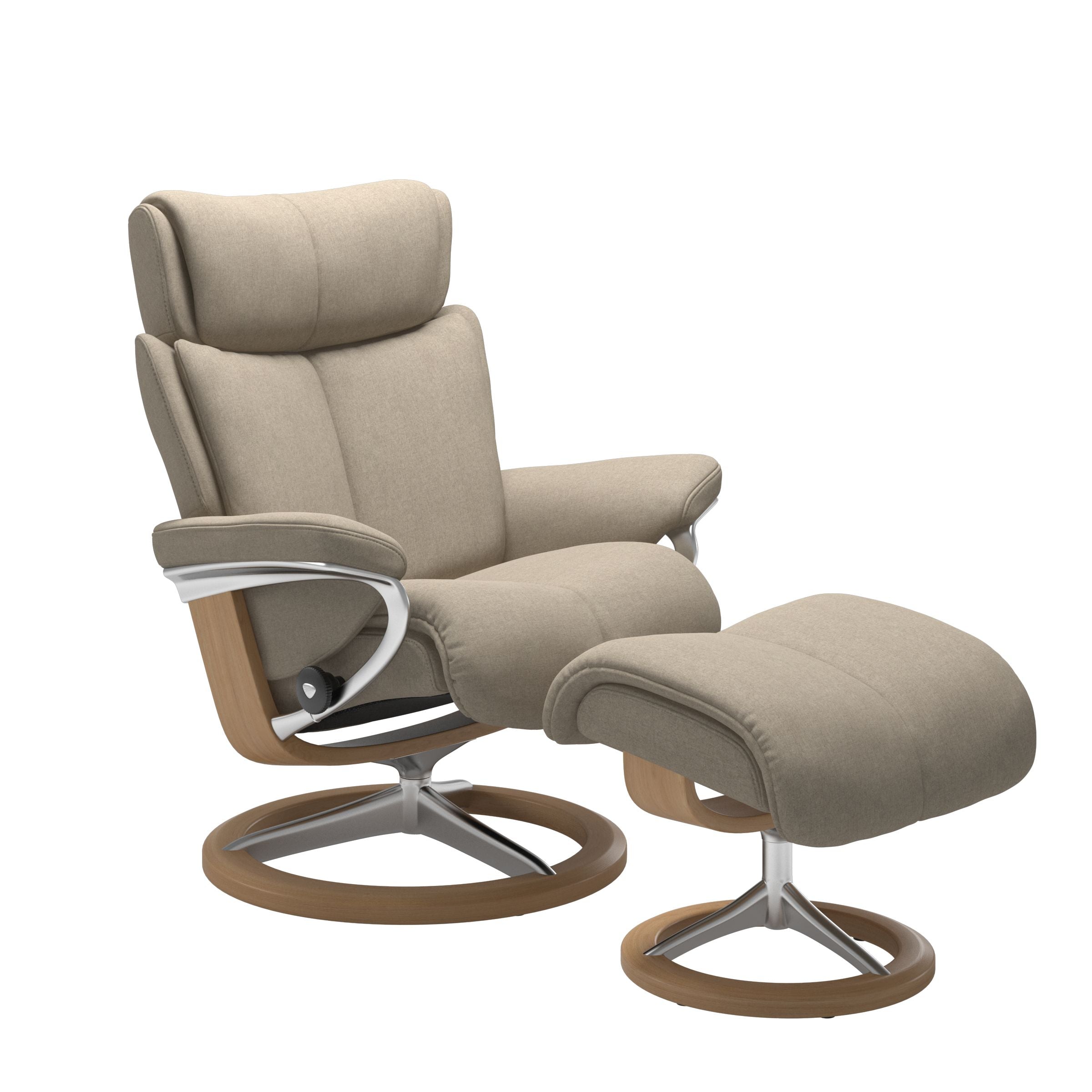 Stressless® Magic Signature lænestol & skammel – Calido stof – billede 3