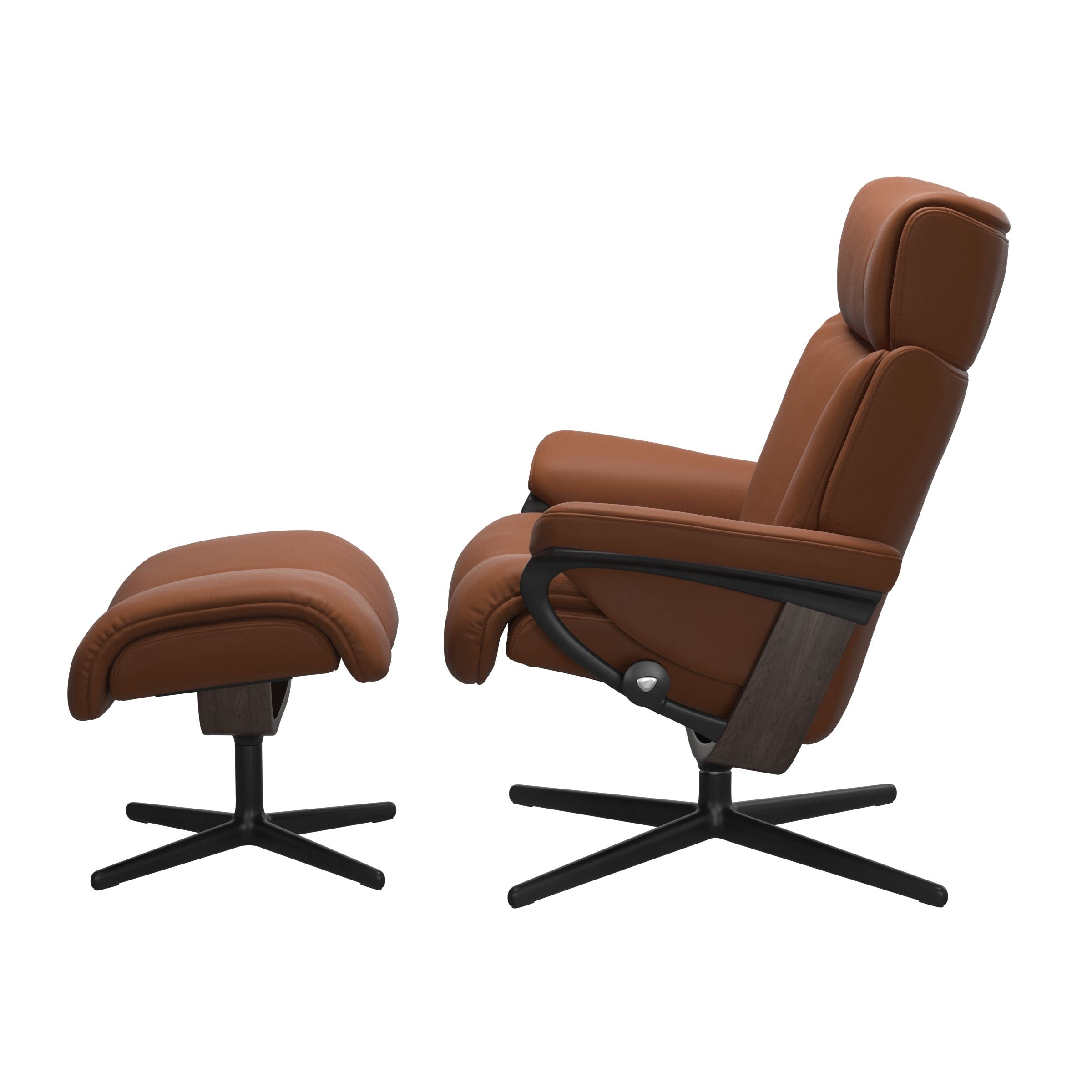 Stressless® Magic Cross lænestol & skammel – Paloma læder – billede 7