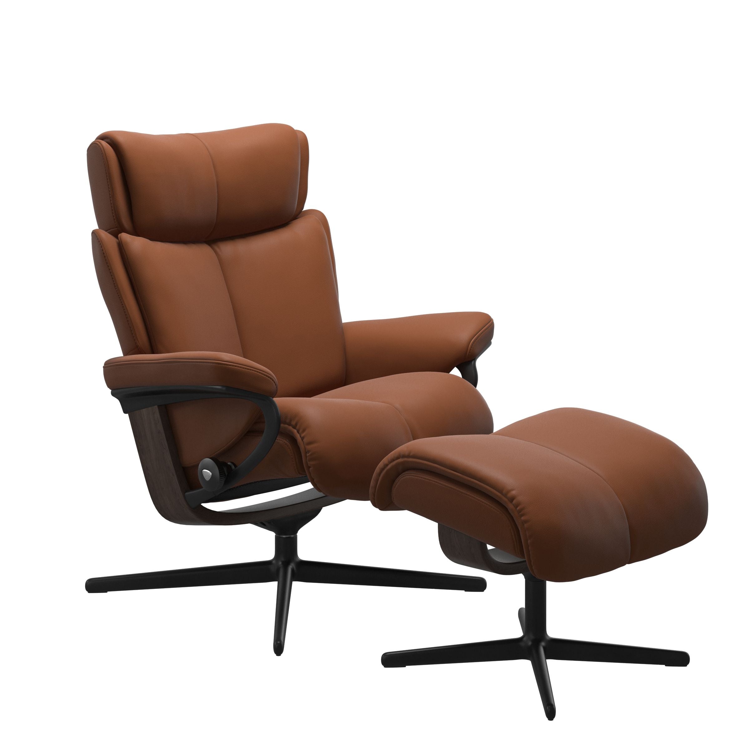 Stressless® Magic Cross lænestol & skammel – Paloma læder – billede 2