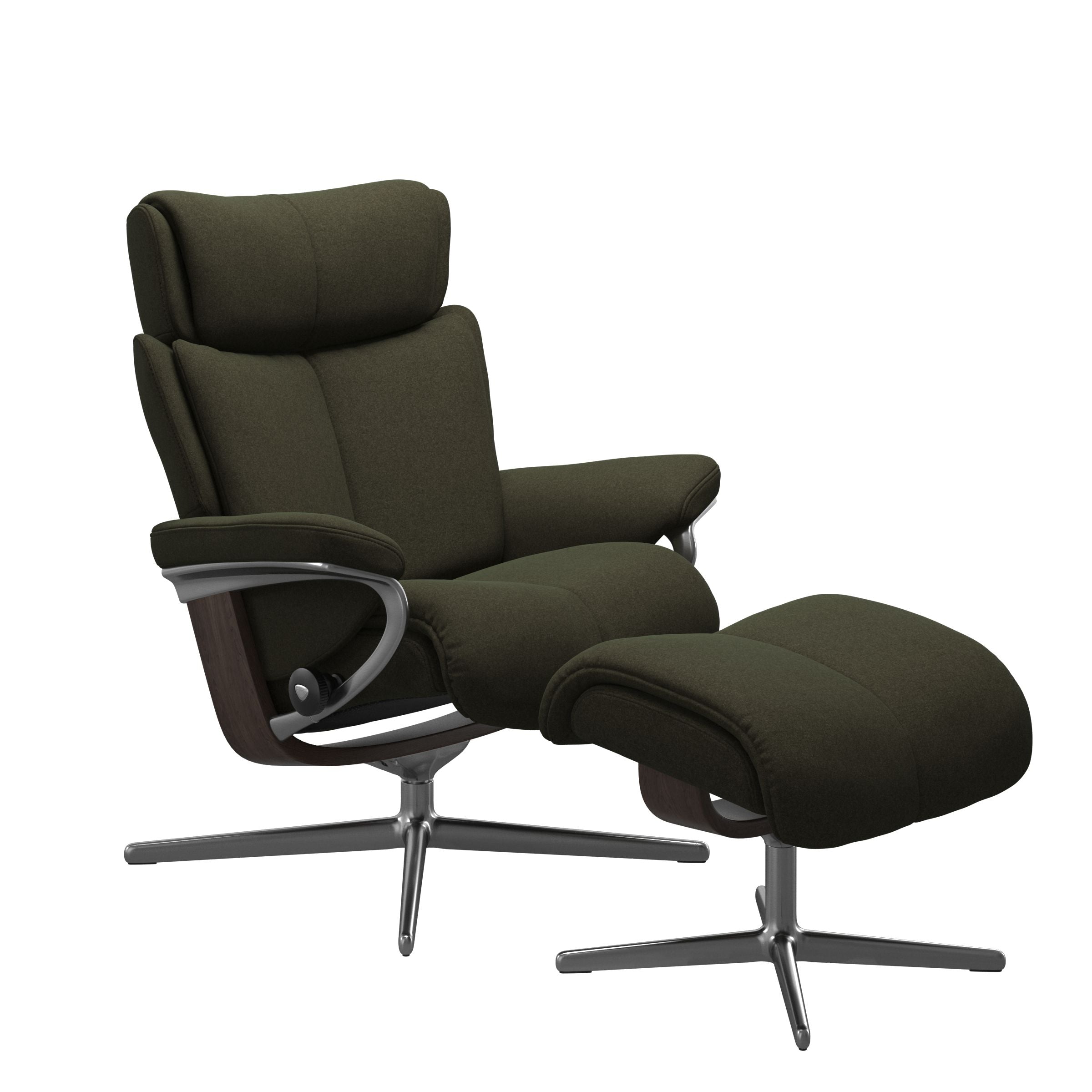 Stressless® Magic Cross lænestol & skammel – Calido stof – billede 1