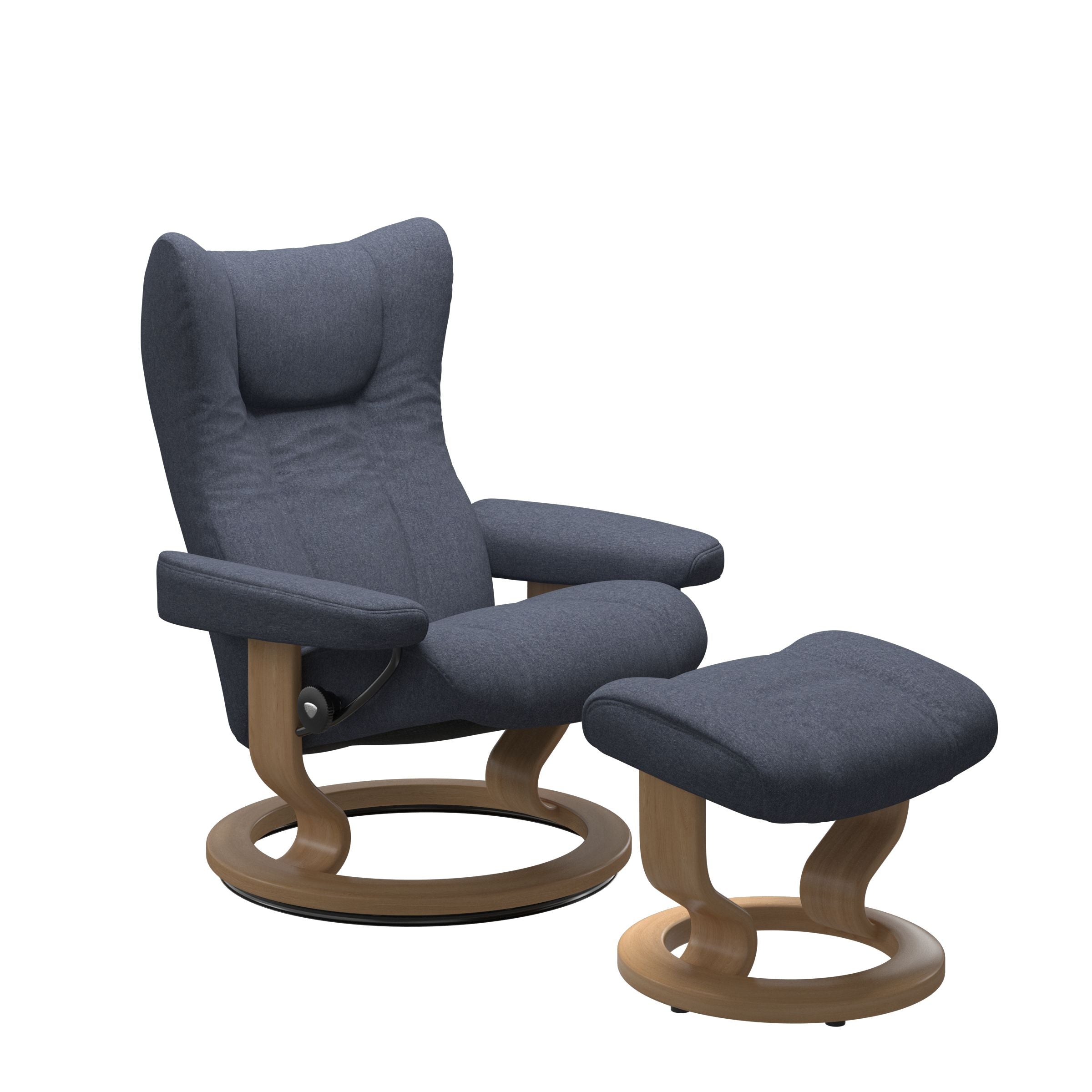 Stressless® Wing Classic lænestol & skammel – Calido stof – billede 6