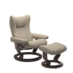 Stressless® Wing Classic lænestol & skammel – Calido stof – billede 3