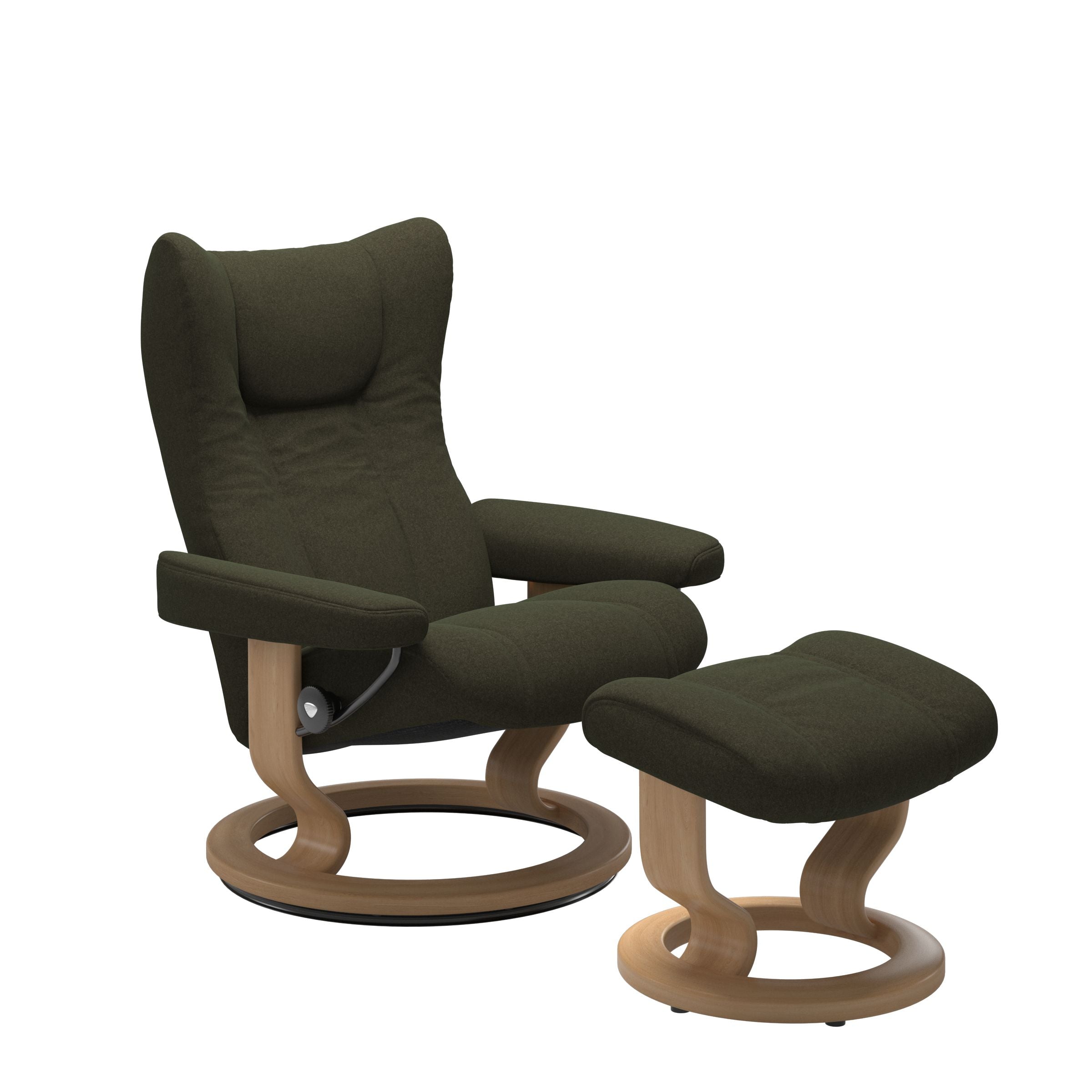 Stressless® Wing Classic lænestol & skammel – Calido stof – billede 2