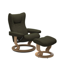 Stressless® Wing Classic lænestol & skammel – Calido stof – billede 2