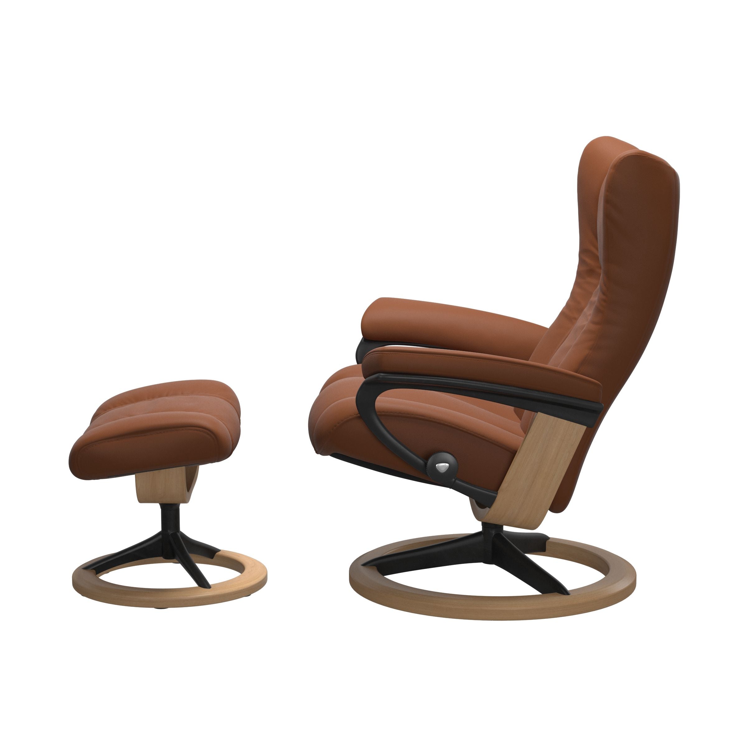Stressless® Wing Signature lænestol & skammel – Paloma læder – billede 7