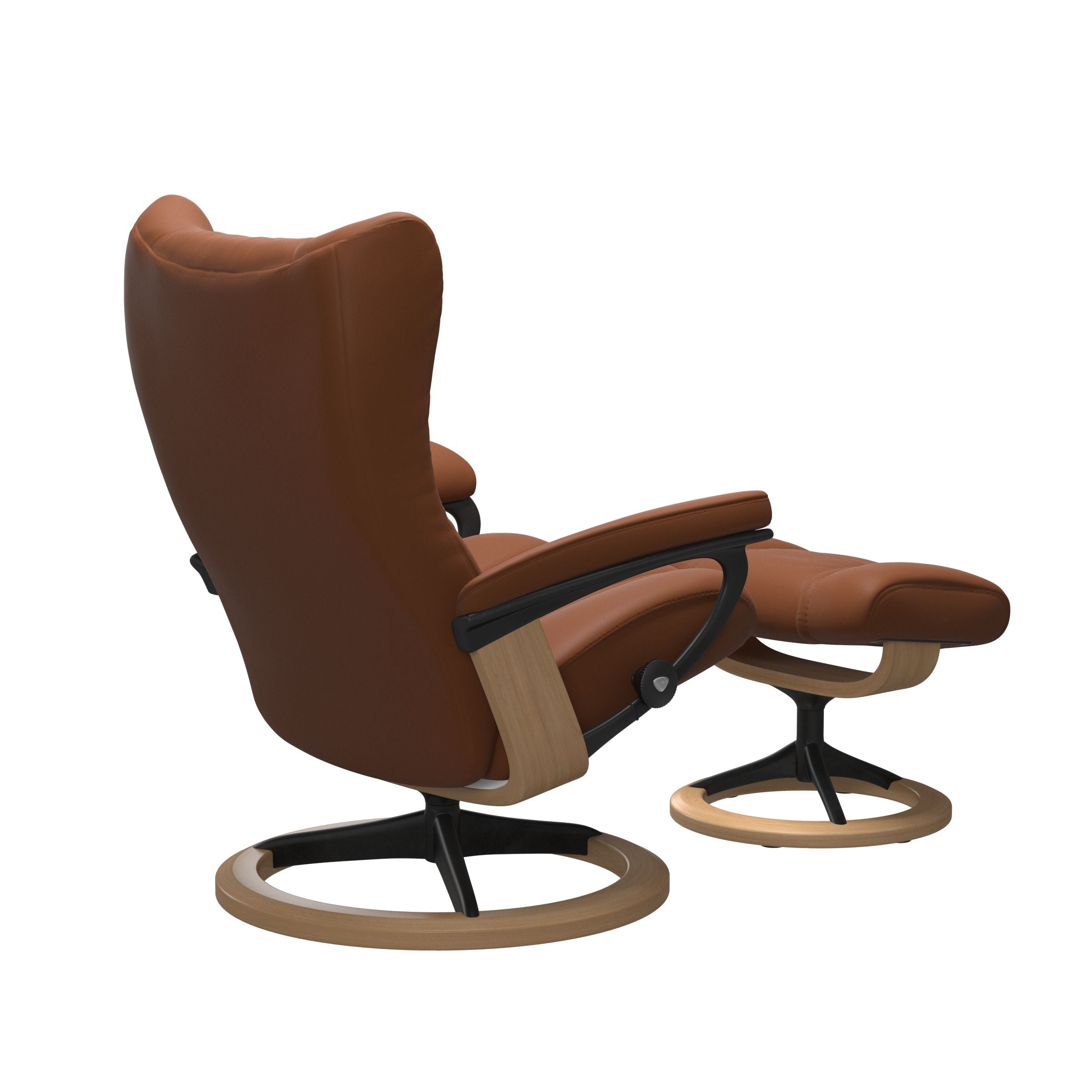 Stressless® Wing Signature lænestol & skammel – Paloma læder – billede 9