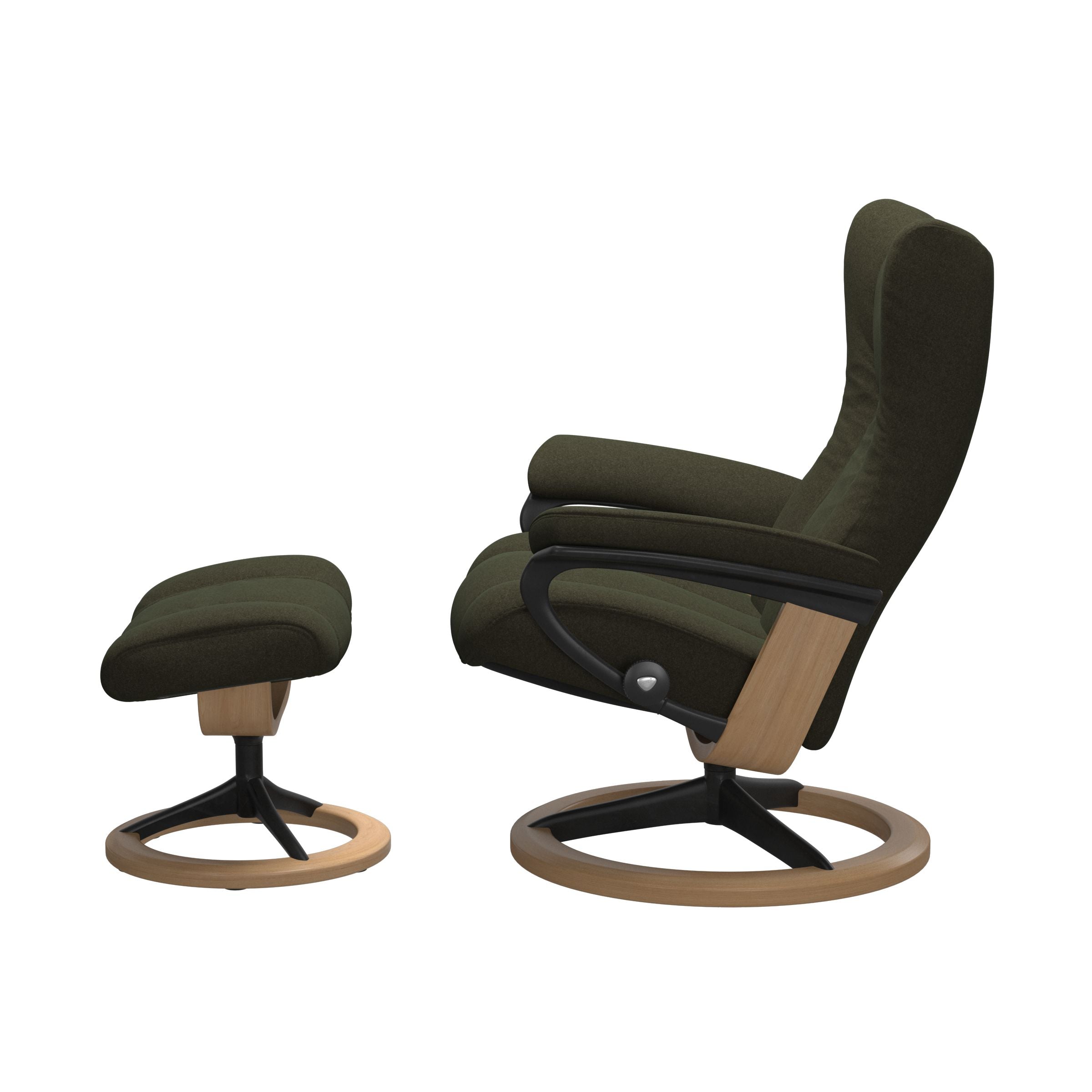 Stressless® Wing Signature lænestol & skammel – Calido stof – billede 7