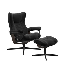 Stressless® Wing Cross lænestol & skammel – Paloma læder – billede 4