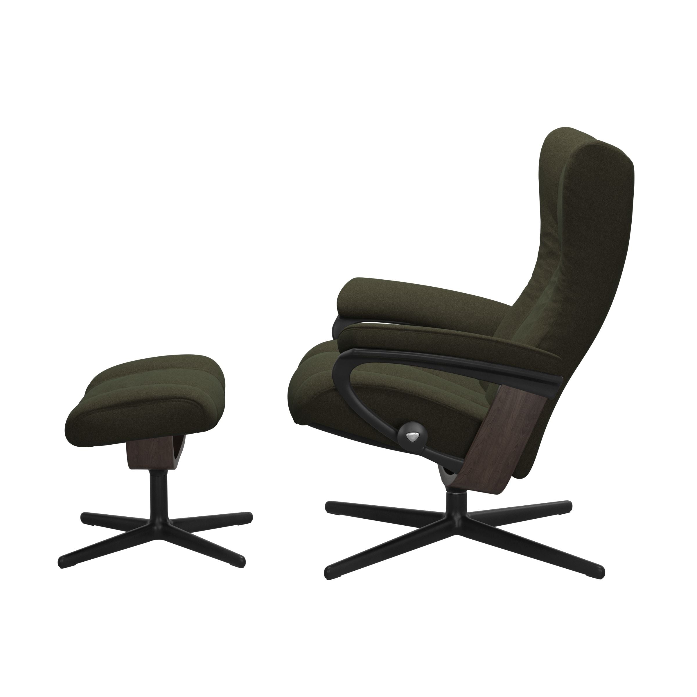 Stressless® Wing Cross lænestol & skammel – Calido stof – billede 7