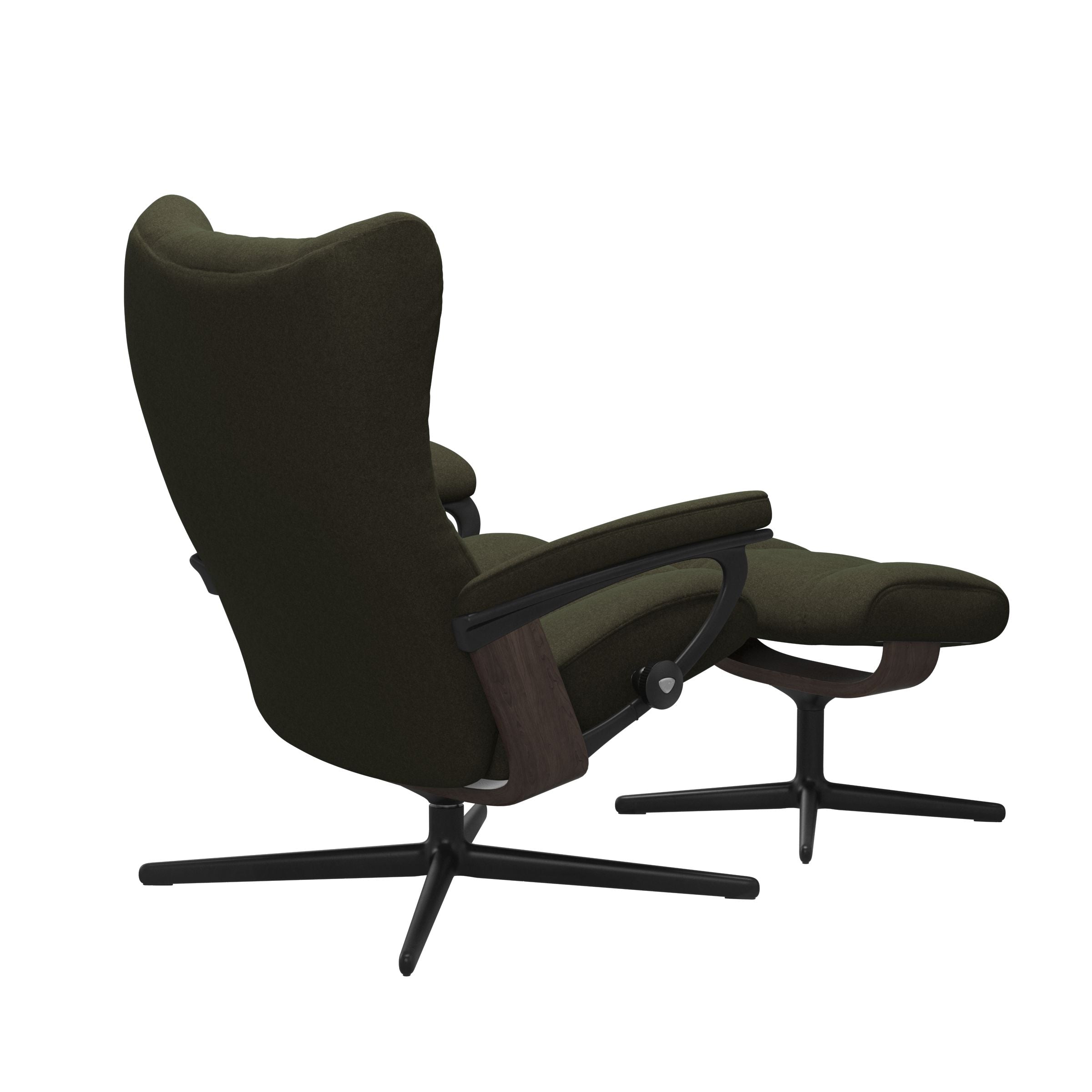 Stressless® Wing Cross lænestol & skammel – Calido stof – billede 9