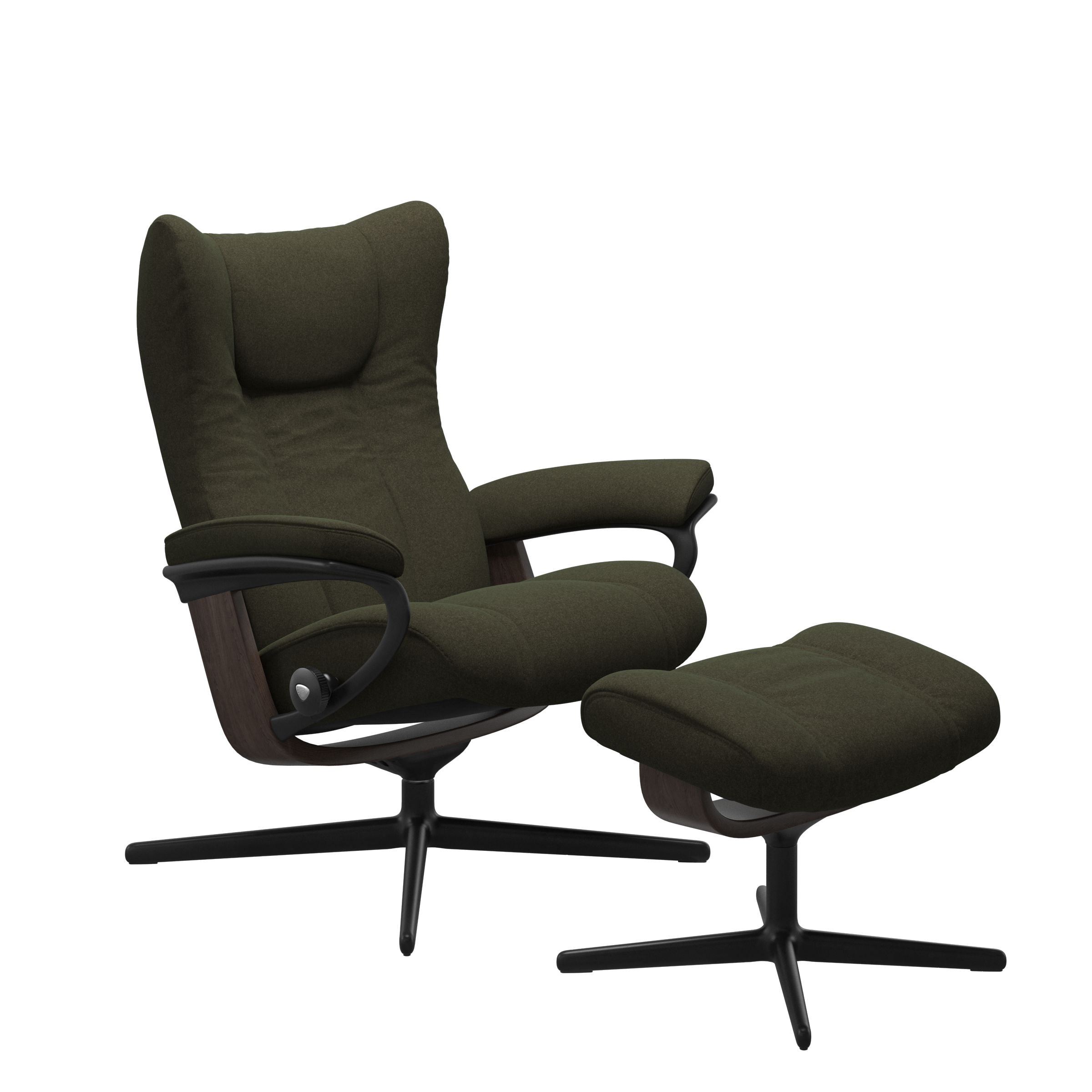 Stressless® Wing Cross lænestol & skammel – Calido stof – billede 2
