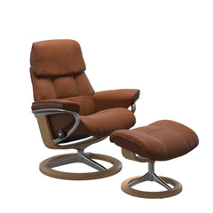 Stressless® Ruby Signature lænestol & skammel – Paloma læder – billede 1