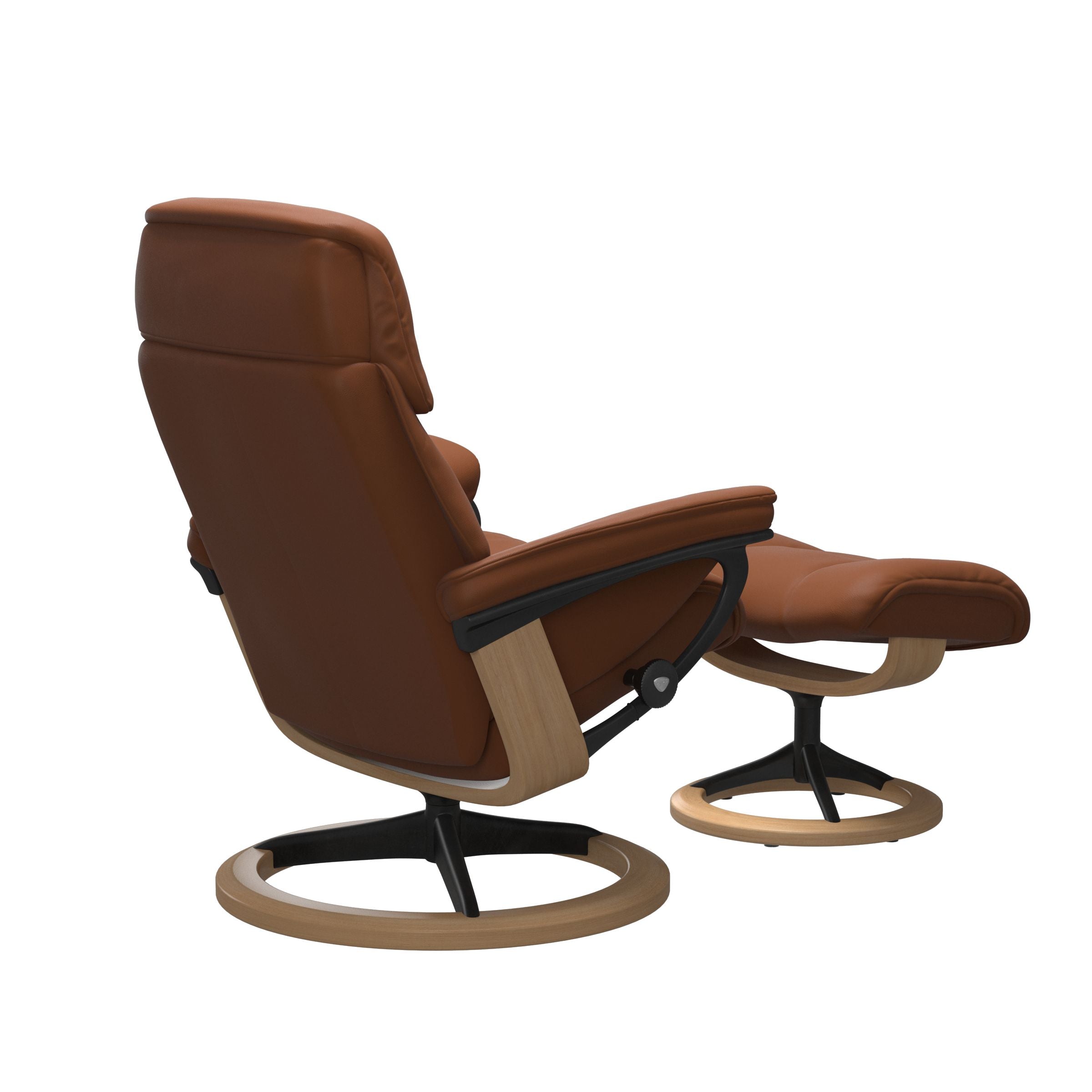 Stressless® Ruby Signature lænestol & skammel – Paloma læder – billede 9