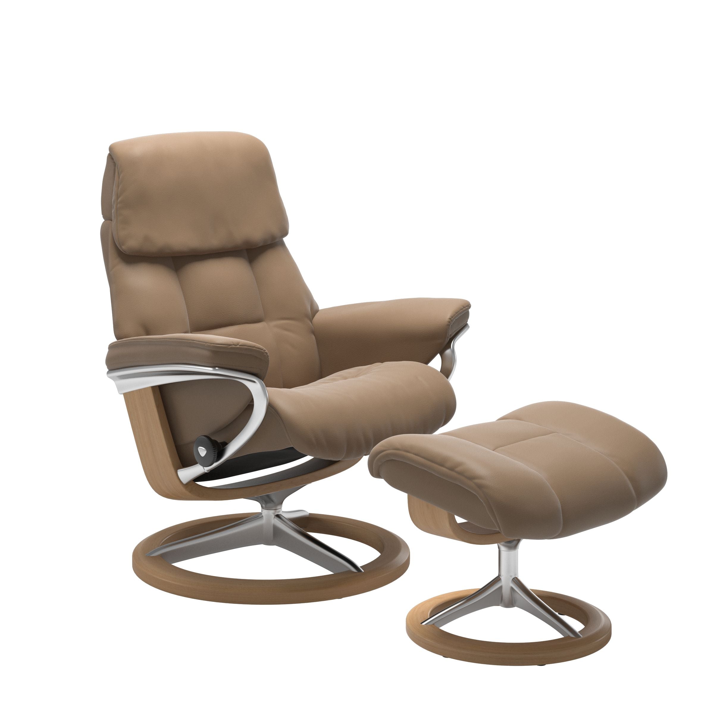 Stressless® Ruby Signature lænestol & skammel – Paloma læder – billede 5