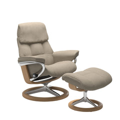 Stressless® Ruby Signature lænestol & skammel – Calido stof – billede 3