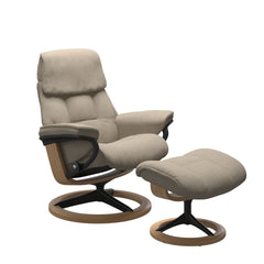 Stressless® Ruby Signature lænestol & skammel – Calido stof – billede 4