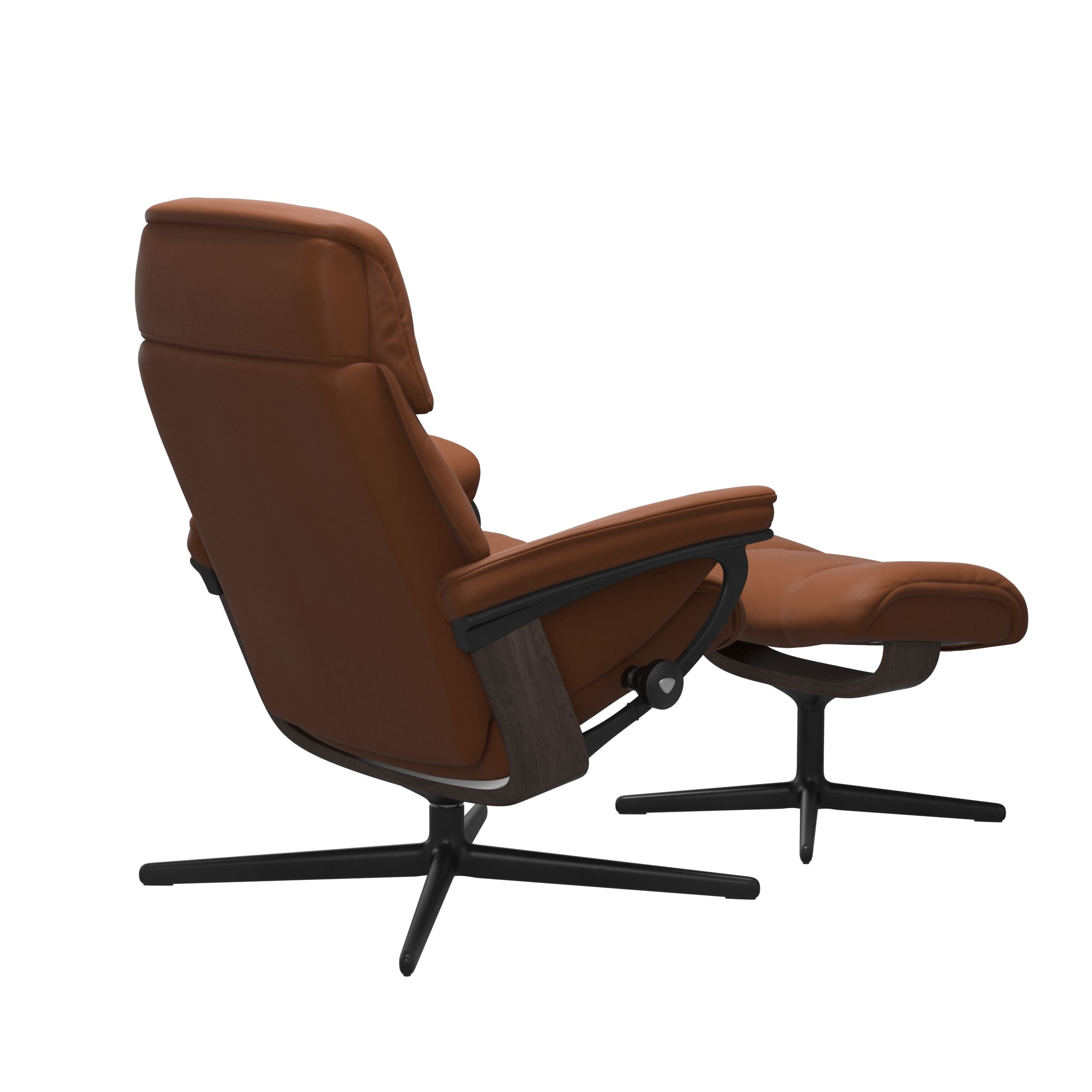 Stressless® Ruby Cross lænestol & skammel – Paloma læder – billede 9