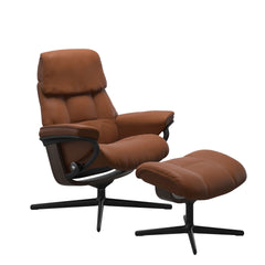 Stressless® Ruby Cross lænestol & skammel – Paloma læder – billede 2