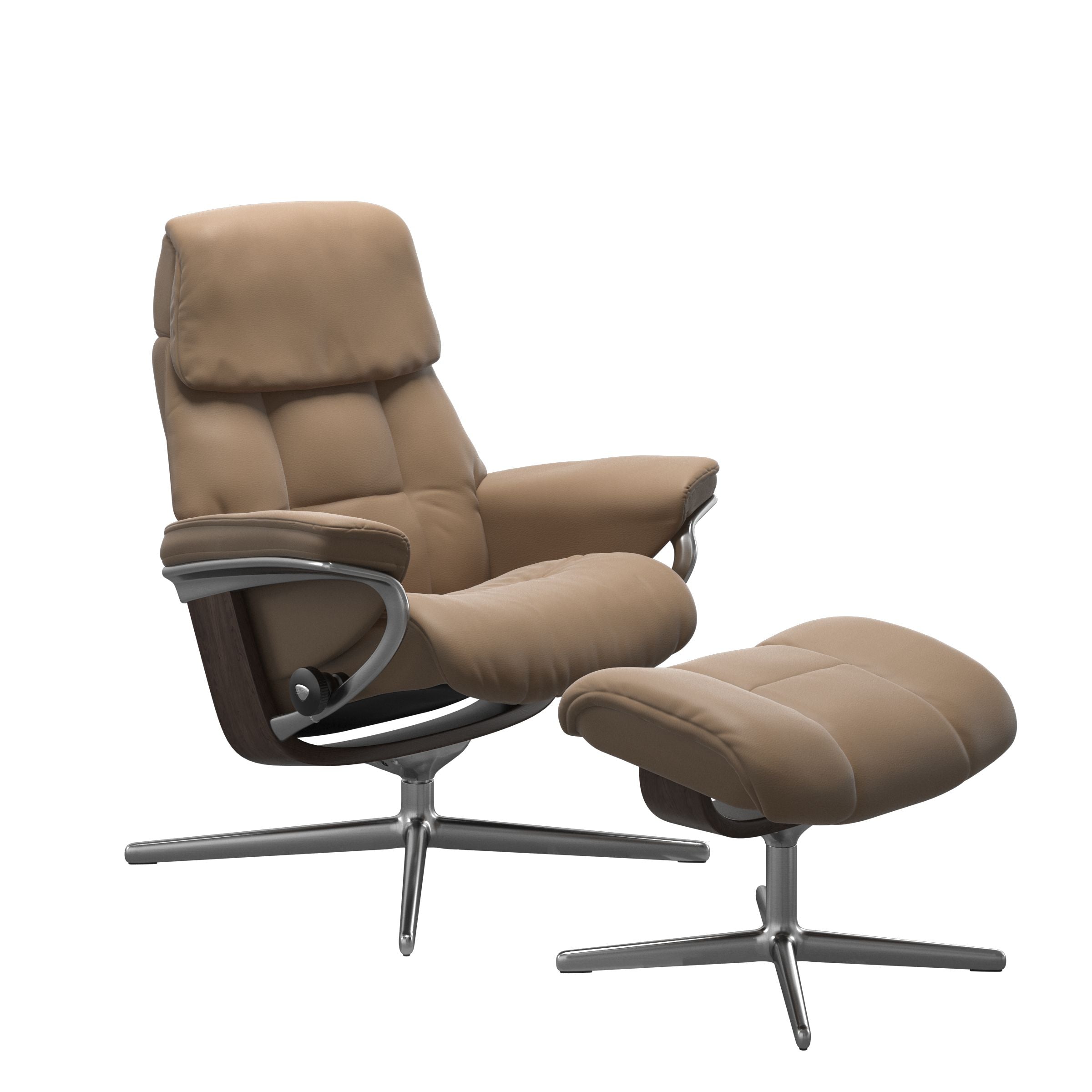 Stressless® Ruby Cross lænestol & skammel – Paloma læder – billede 5