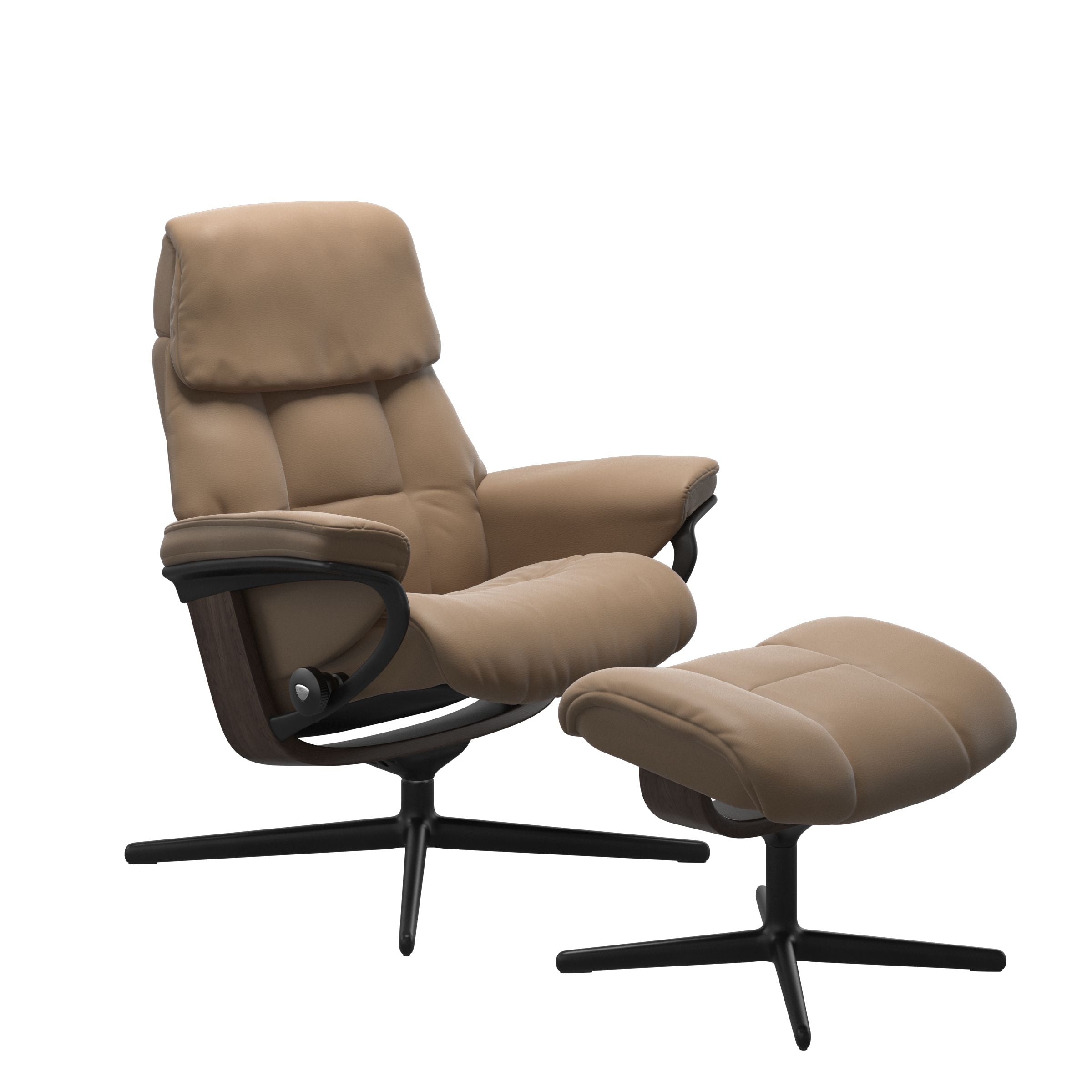 Stressless® Ruby Cross lænestol & skammel – Paloma læder – billede 6