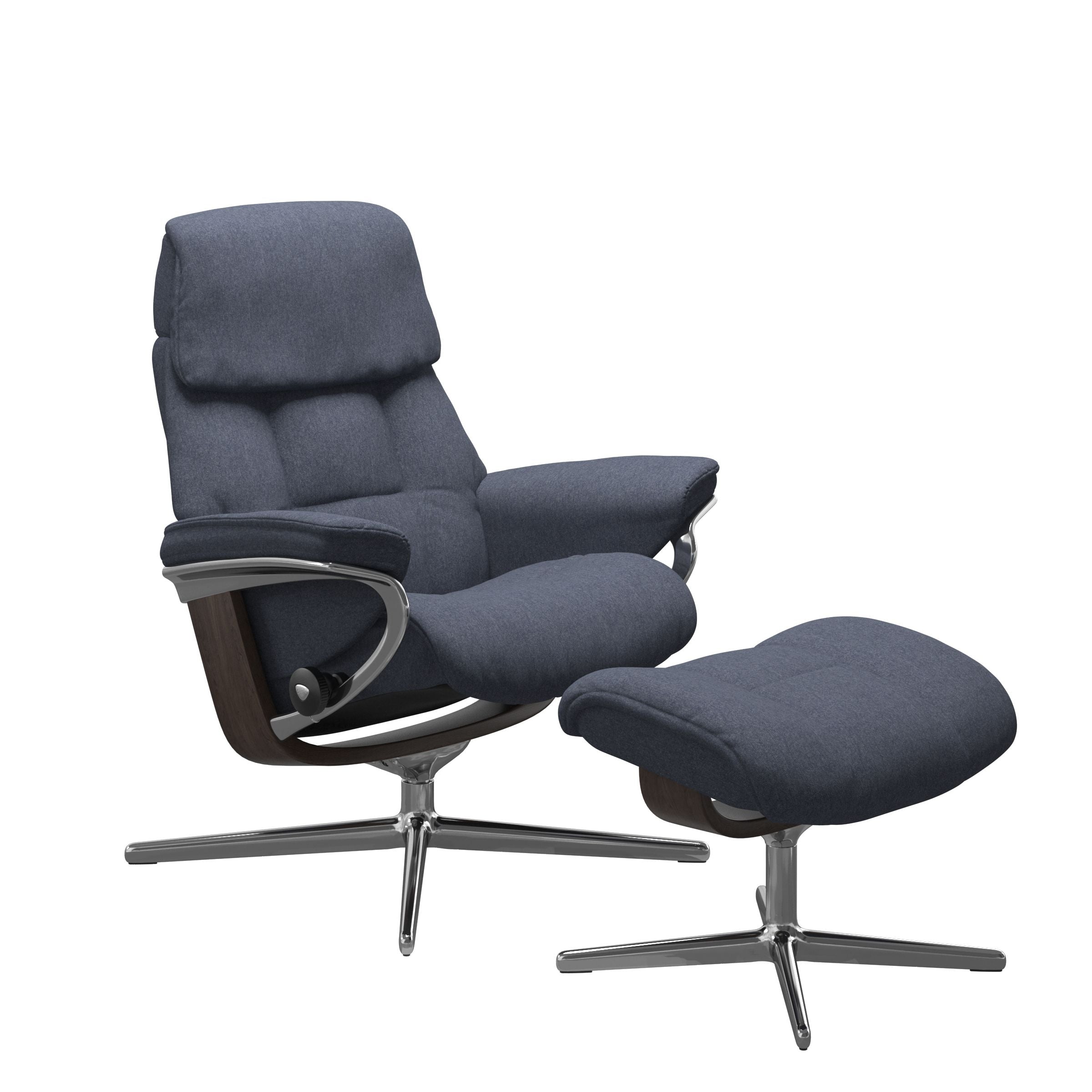 Stressless® Ruby Cross lænestol & skammel – Calido stof – billede 5