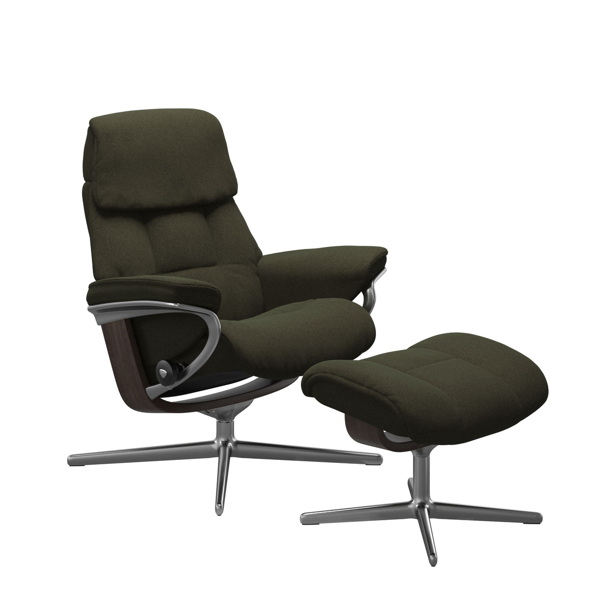 Stressless® Ruby Cross lænestol & skammel – Calido stof – billede 1