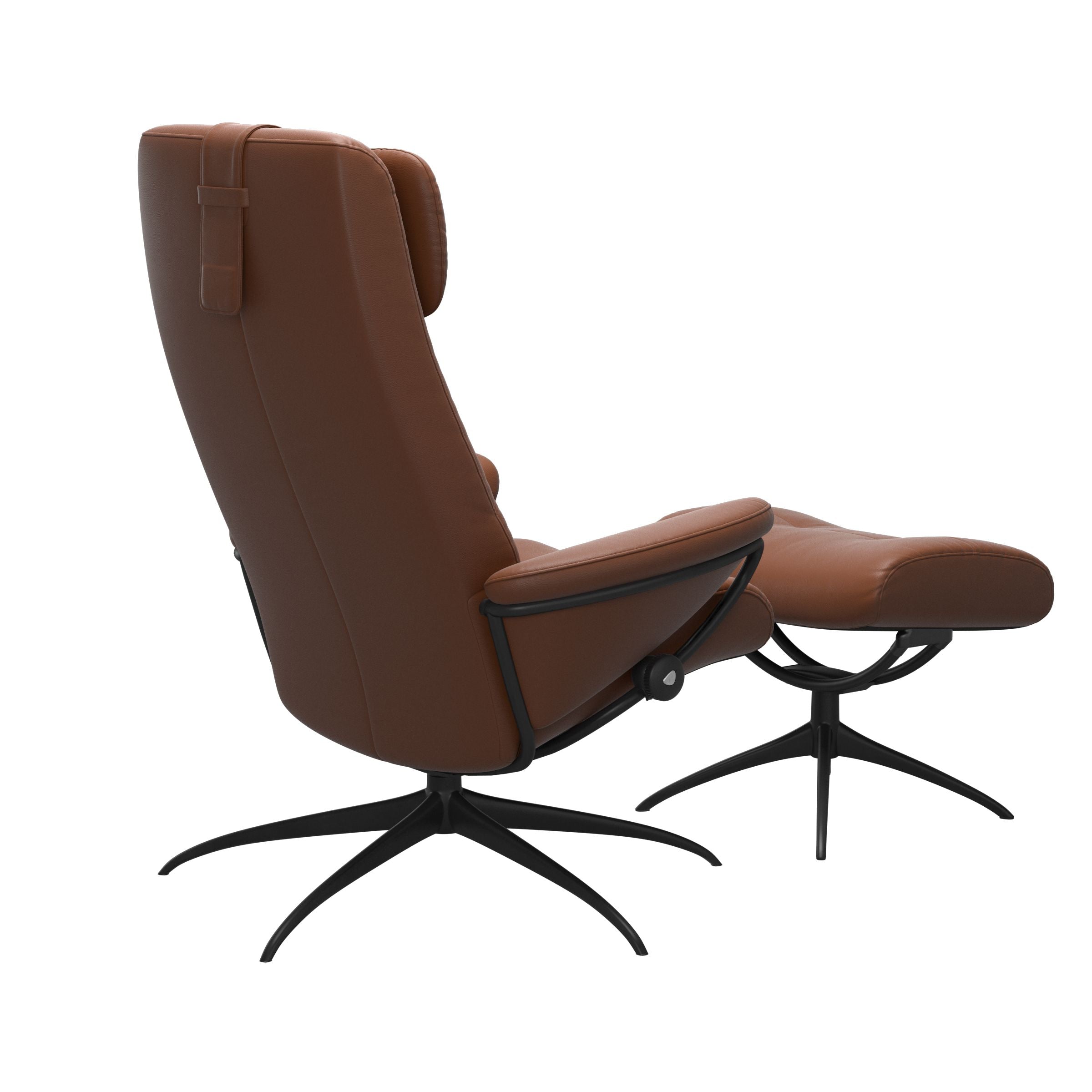 Stressless® Berlin Star lænestol med høj ryg & skammel – Paloma læder – billede 9