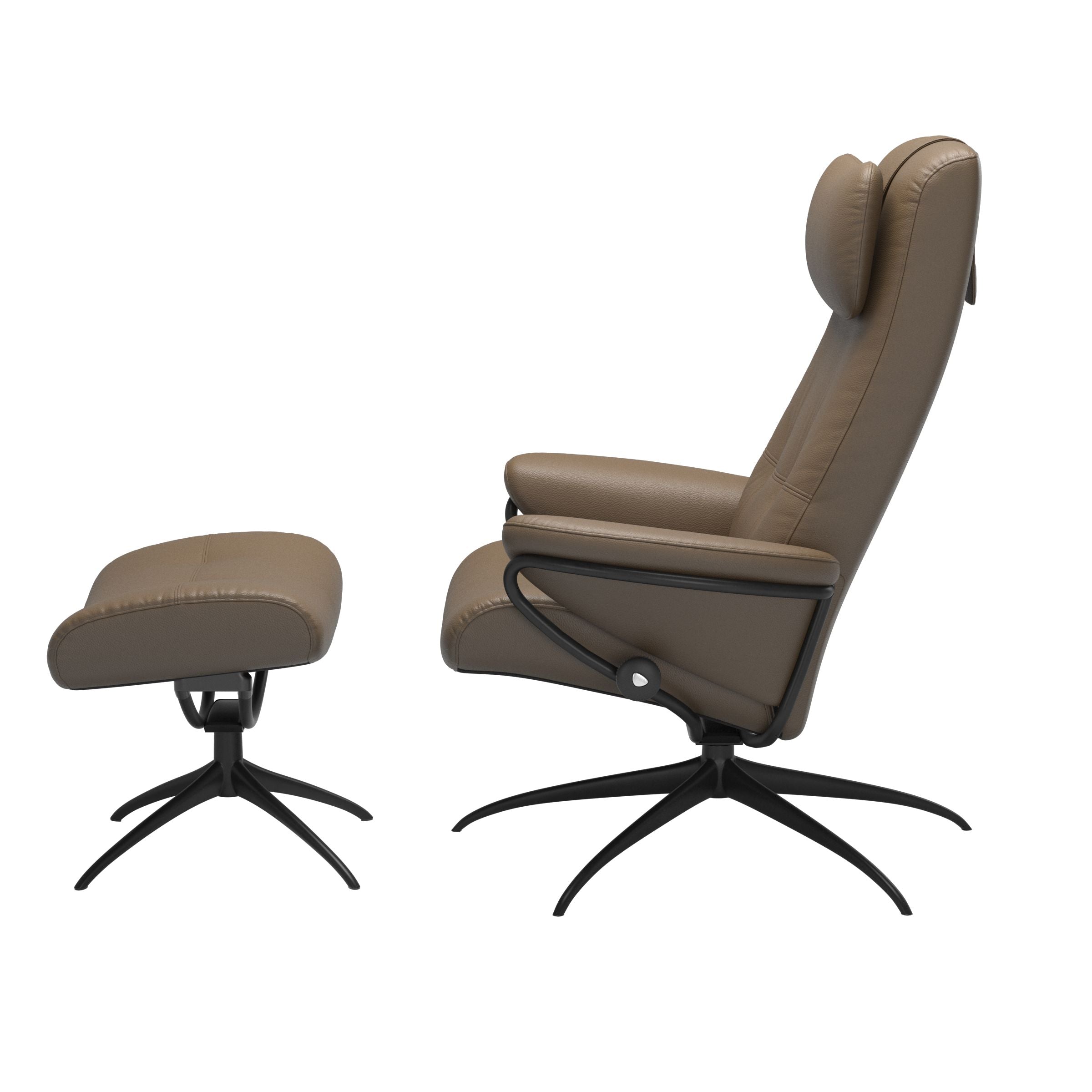 Stressless® Berlin Star lænestol med høj ryg & skammel – Velaro læder – billede 7