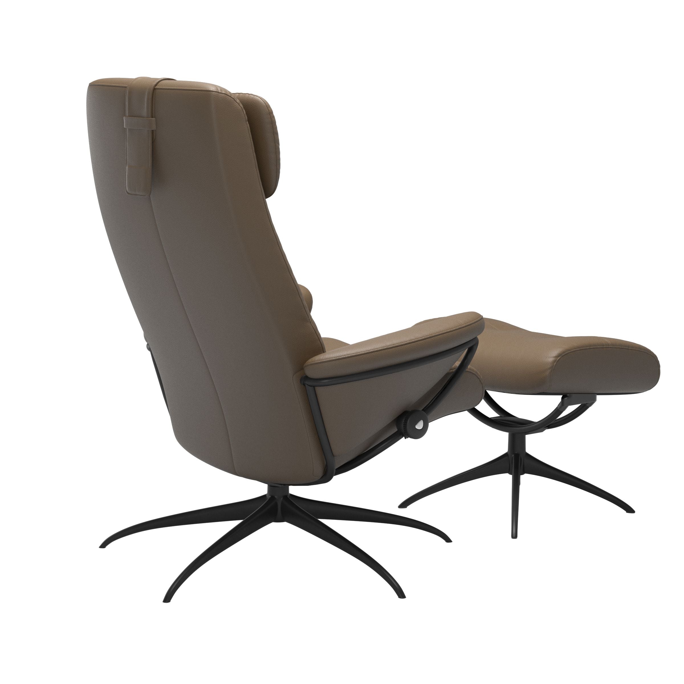 Stressless® Berlin Star lænestol med høj ryg & skammel – Velaro læder – billede 9