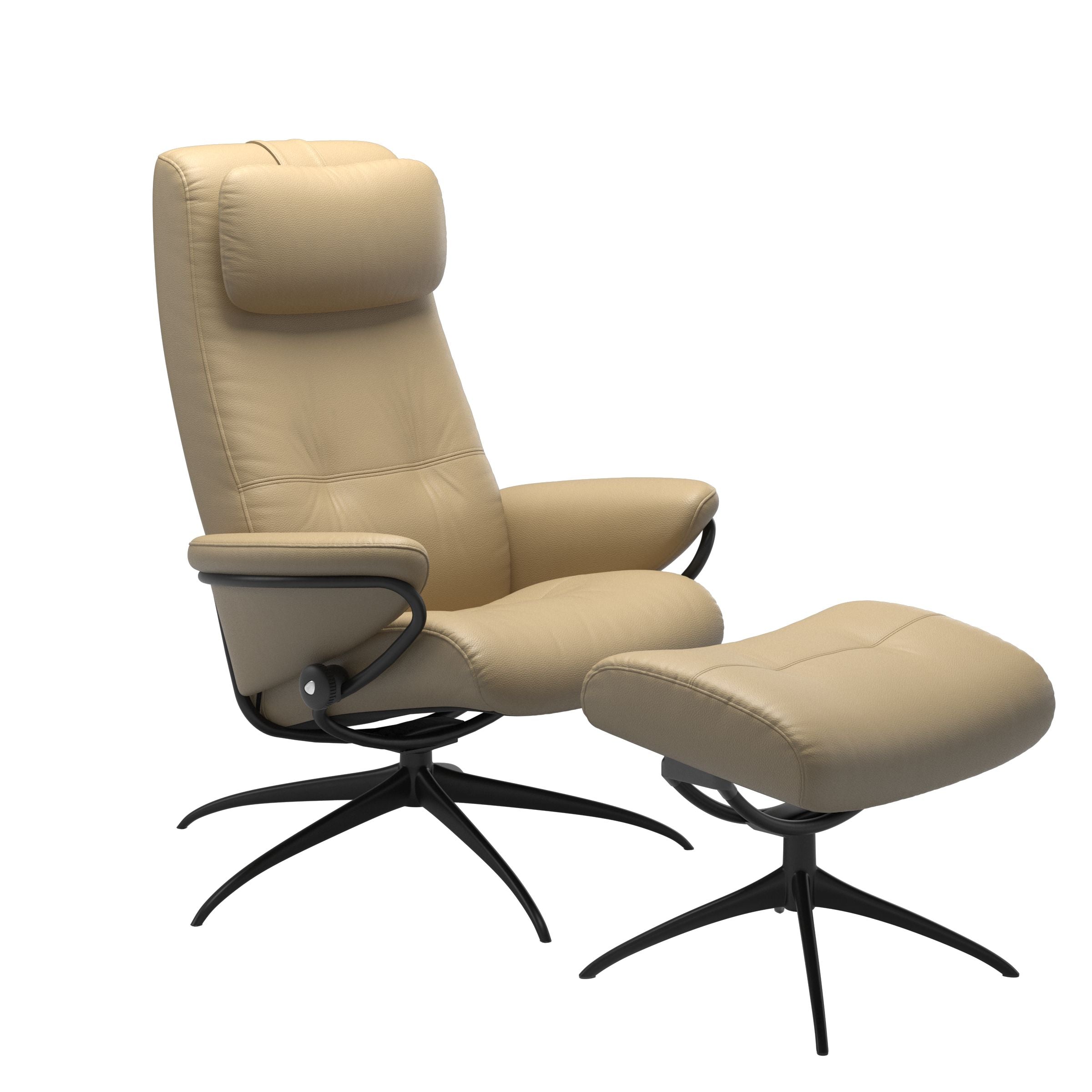 Stressless® Berlin Star lænestol med høj ryg & skammel – Velaro læder – billede 6