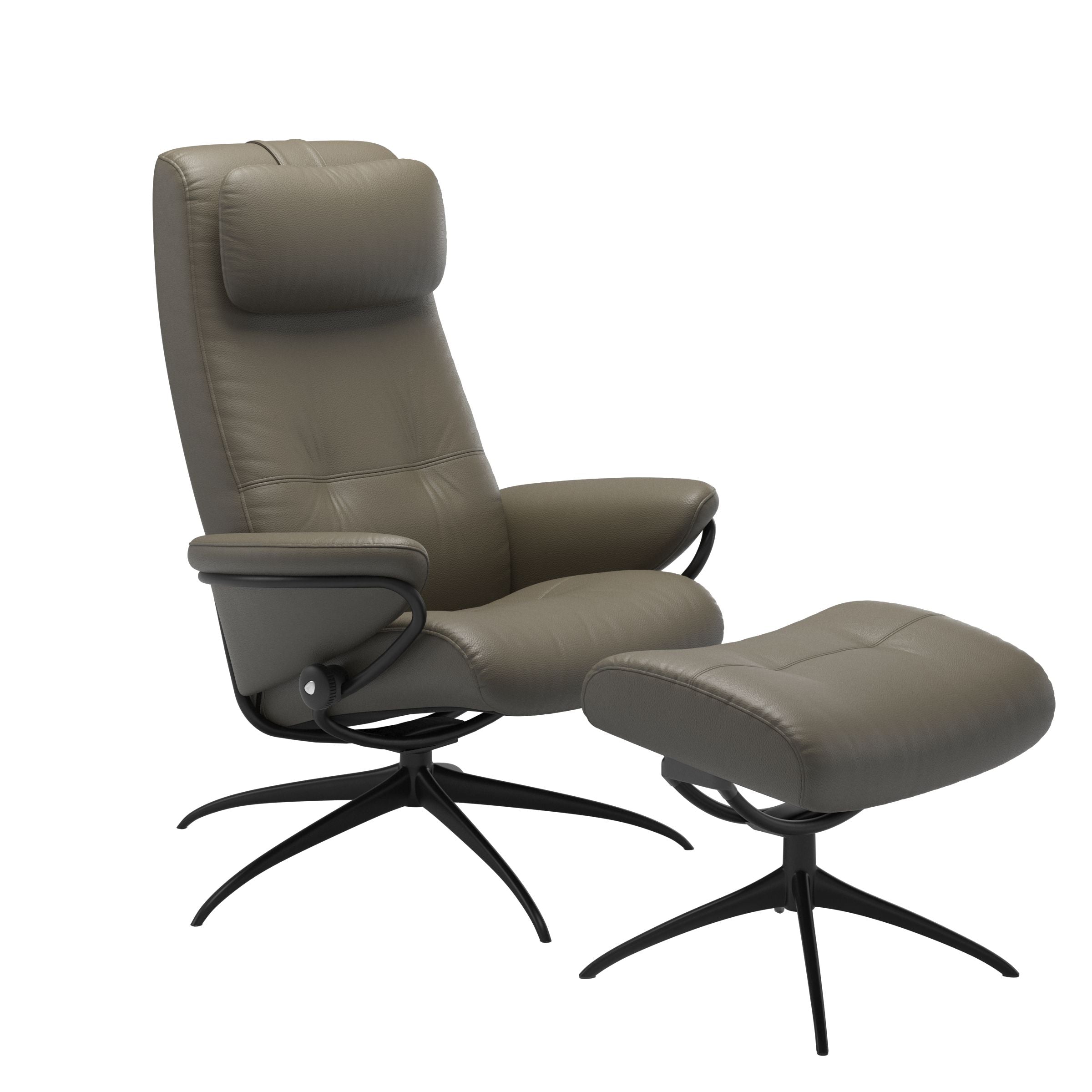 Stressless® Berlin Star lænestol med høj ryg & skammel – Velaro læder – billede 4