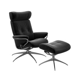 Stressless® Berlin Star lænestol med nakkestøtte & skammel – Paloma læder – billede 3