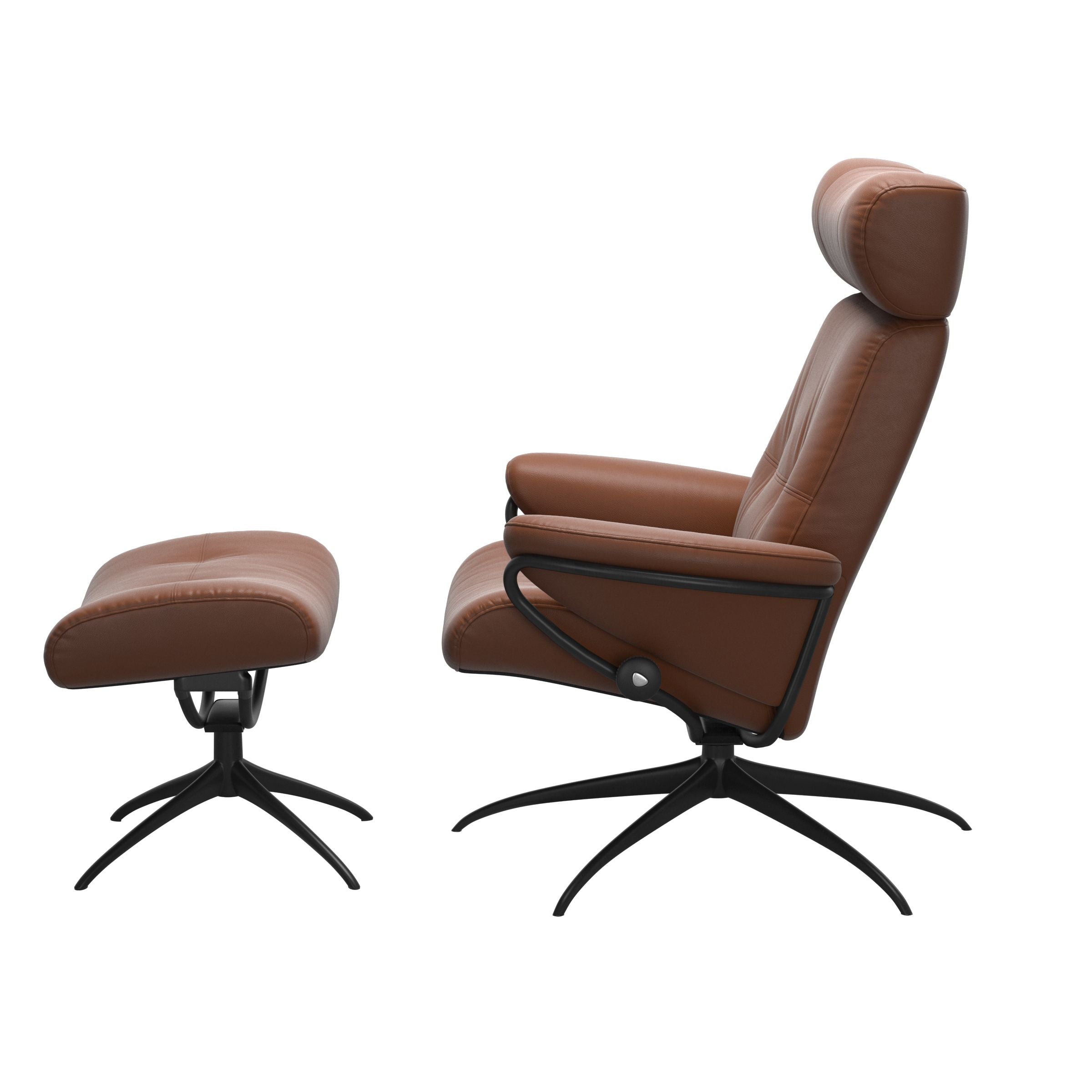 Stressless® Berlin Star lænestol med nakkestøtte & skammel – Paloma læder – billede 7