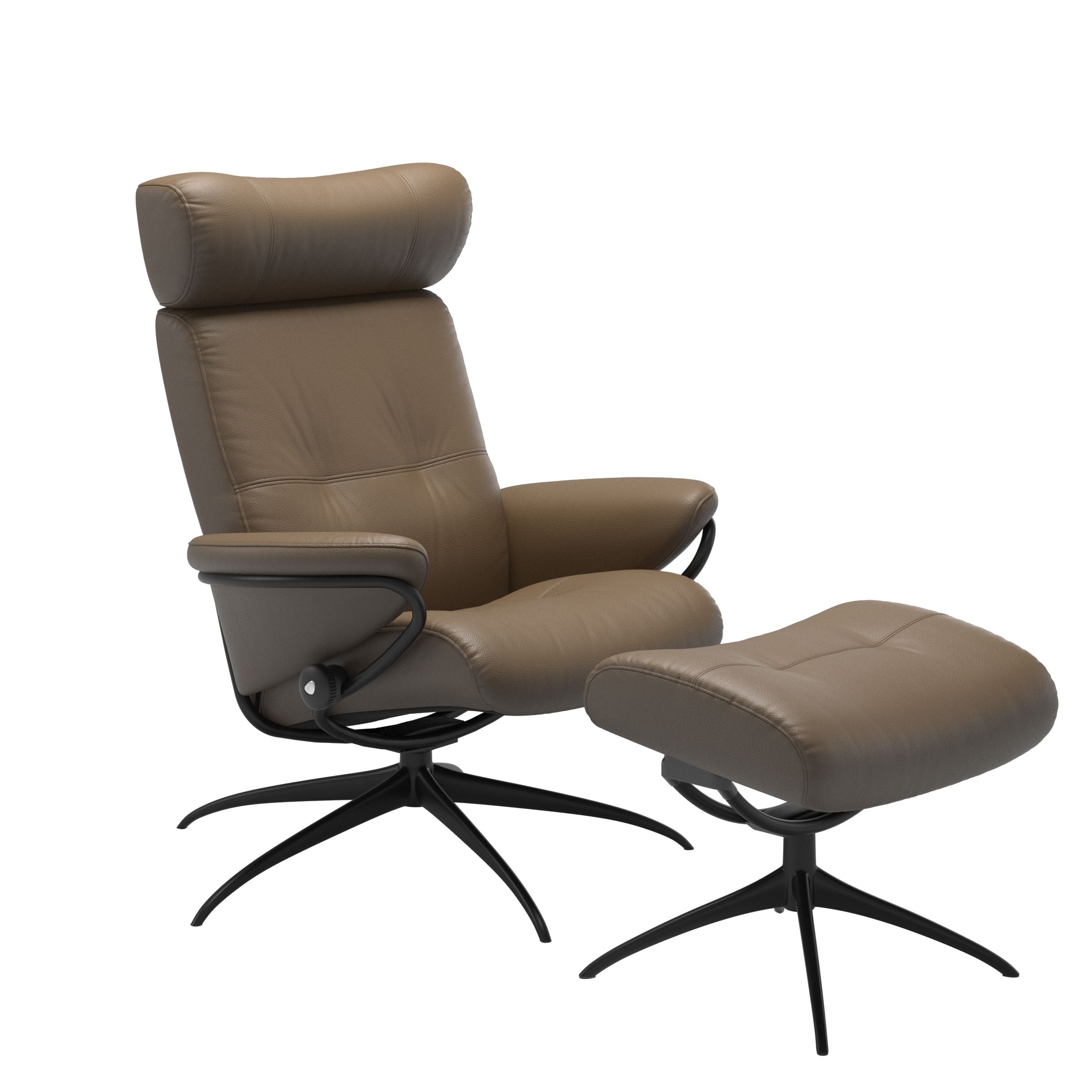 Stressless® Berlin Star lænestol med nakkestøtte & skammel – Velaro læder – billede 2