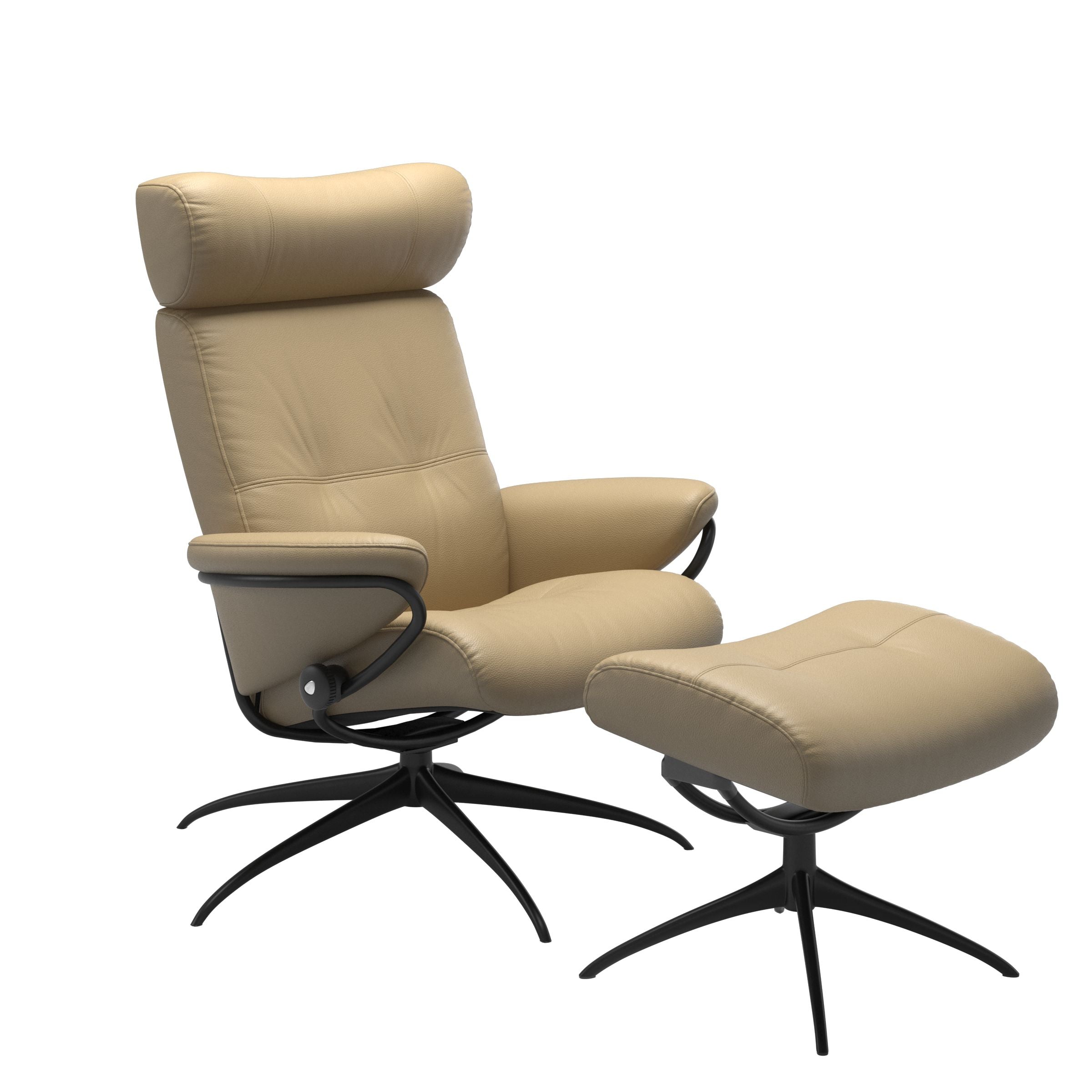 Stressless® Berlin Star lænestol med nakkestøtte & skammel – Velaro læder – billede 6