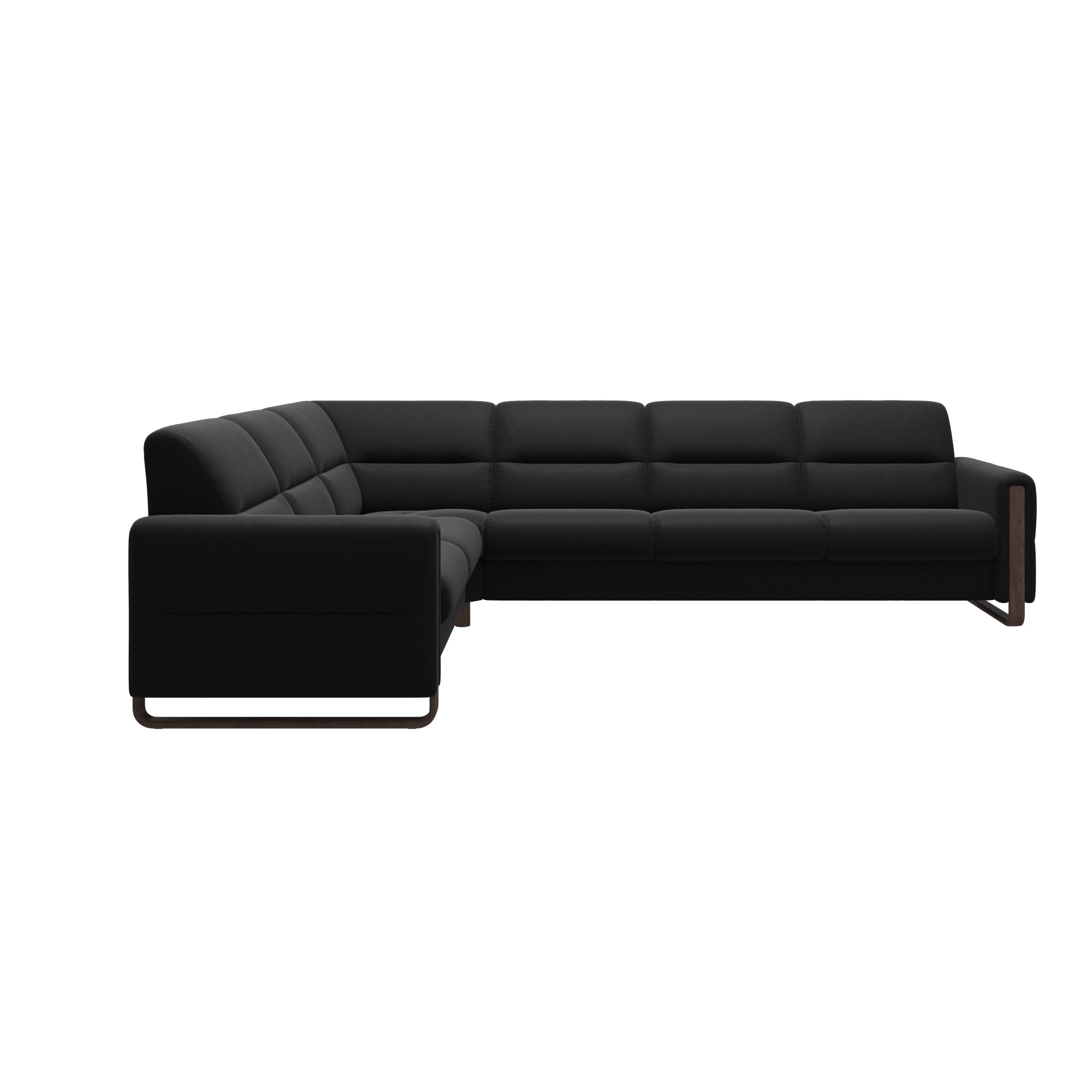 Stressless® Fiona hjørnesofa med træ, 3-personers – Paloma læder – billede 15