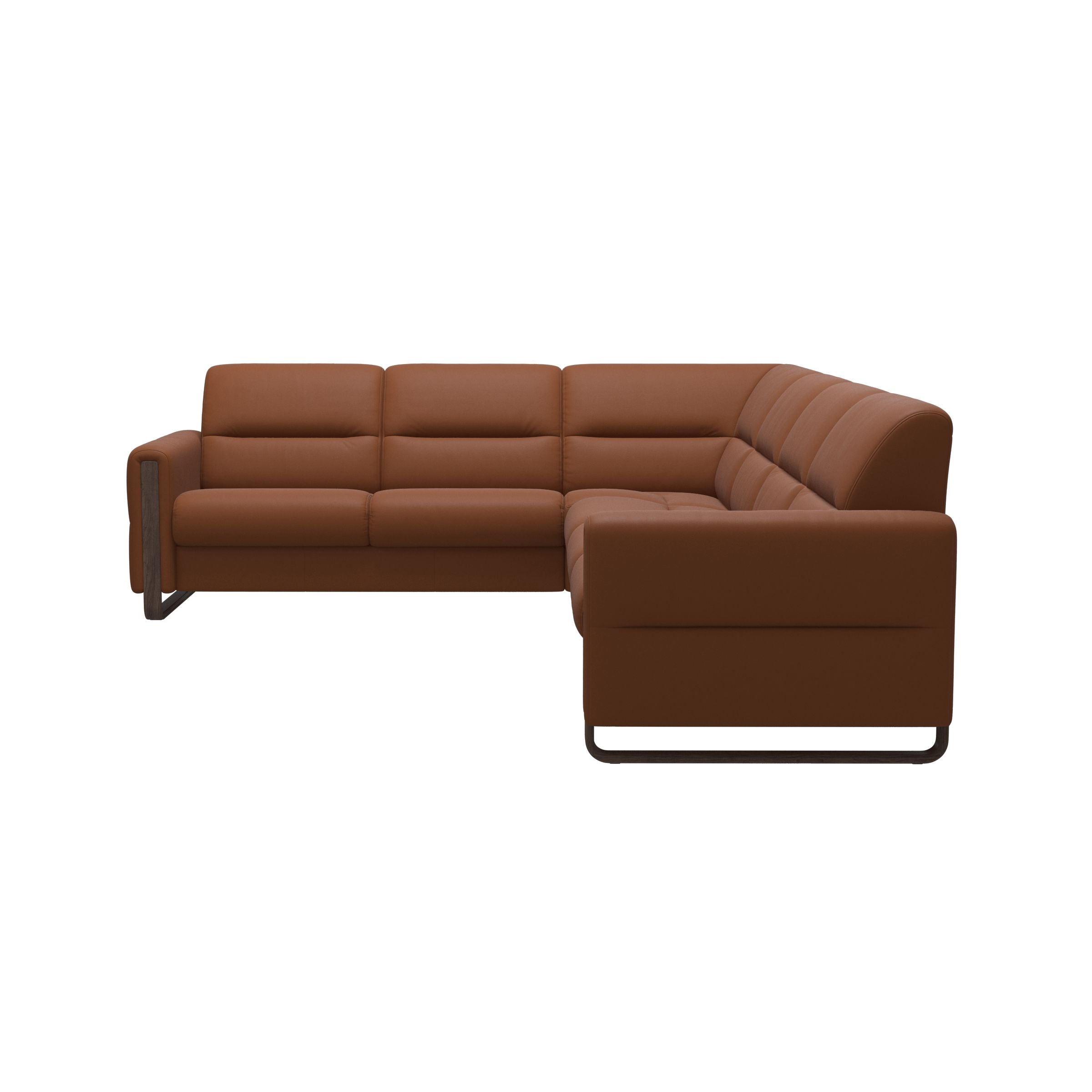 Stressless® Fiona hjørnesofa med træ, 3-personers – Paloma læder – billede 26
