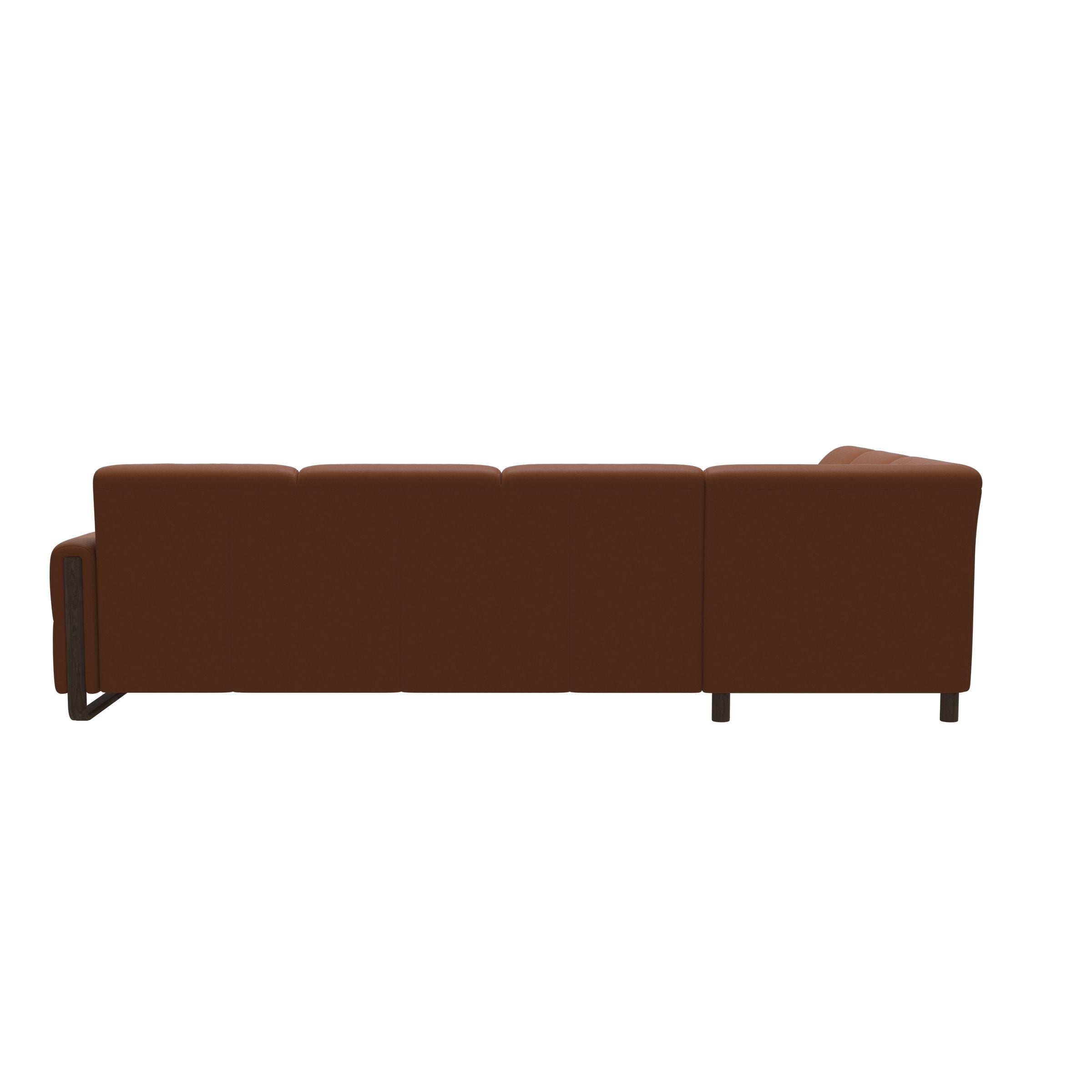 Stressless® Fiona hjørnesofa med træ, 3-personers – Paloma læder – billede 27
