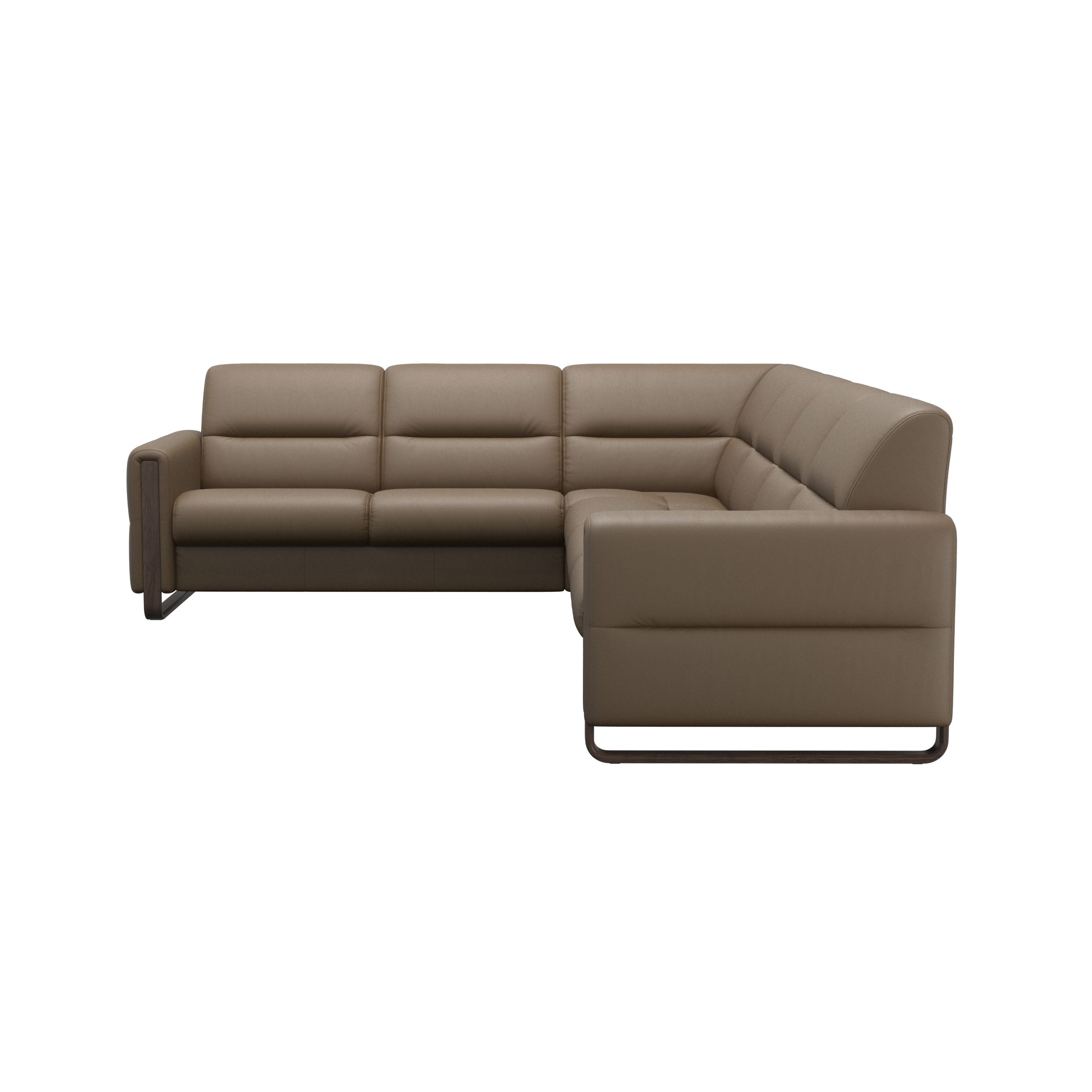 Stressless® Fiona hjørnesofa med træ, 3-personers – Velaro læder – billede 26