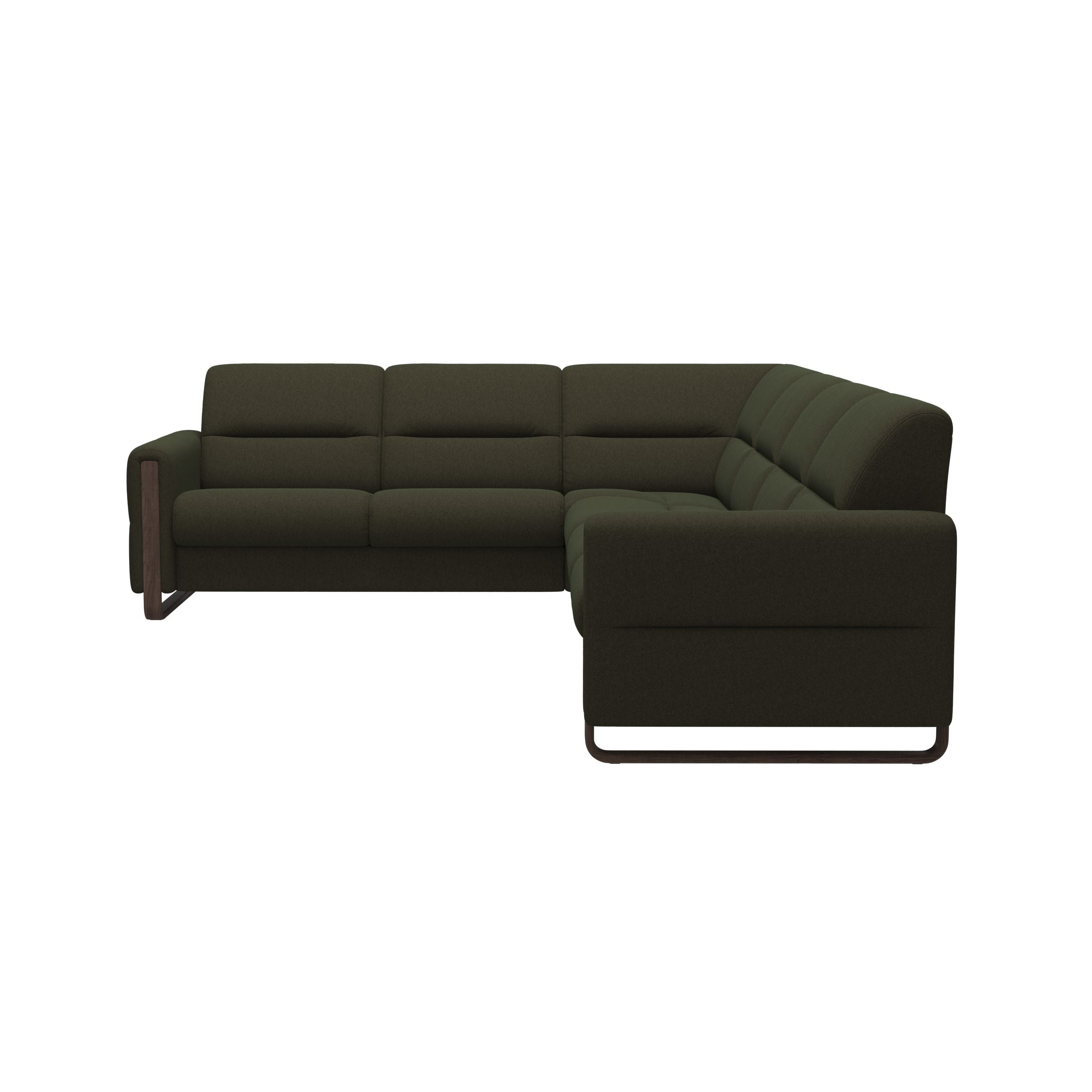 Stressless® Fiona hjørnesofa med træ, 3-personers – Calido stof – billede 26