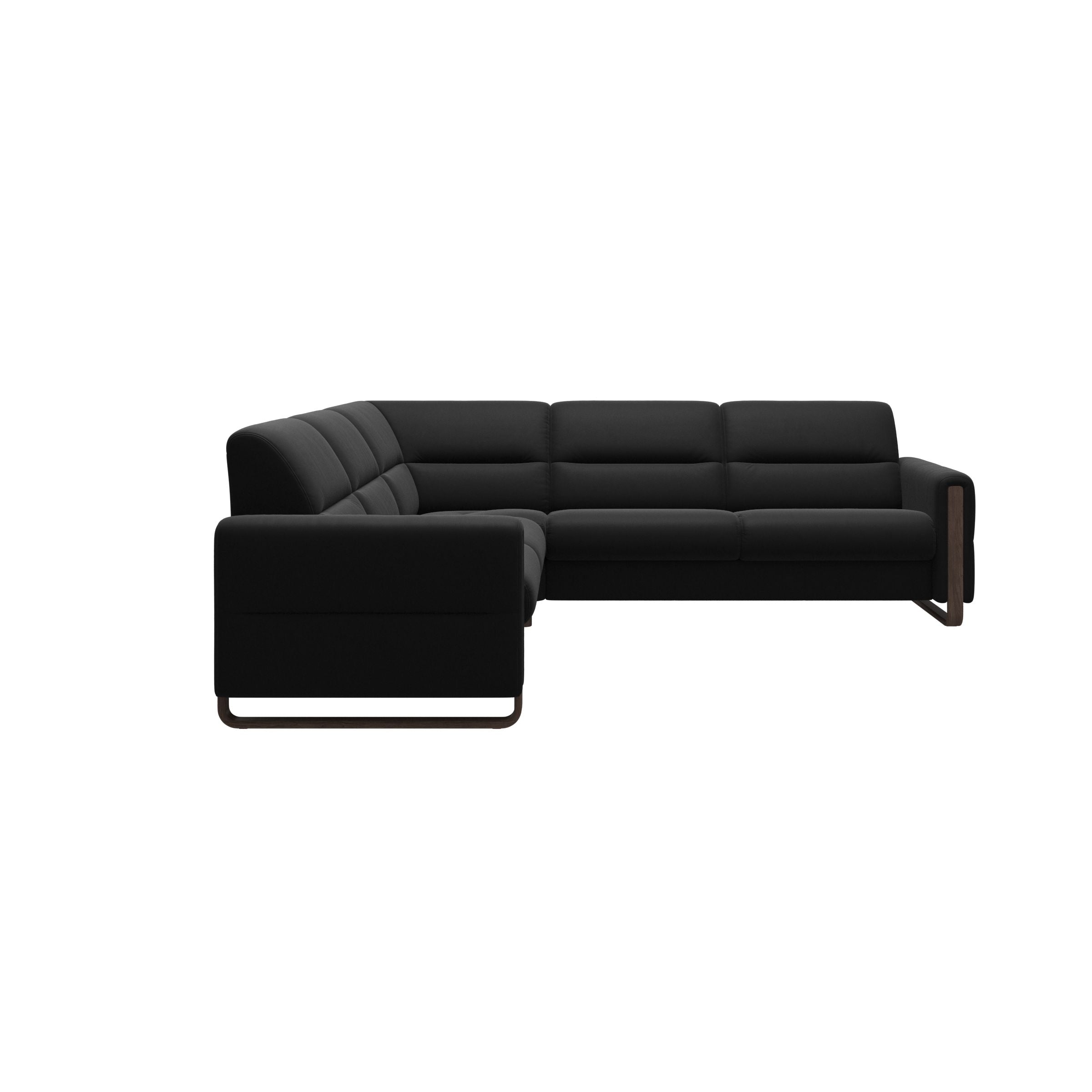 Stressless® Fiona hjørnesofa med træ, 2,5-personers – Paloma læder – billede 15
