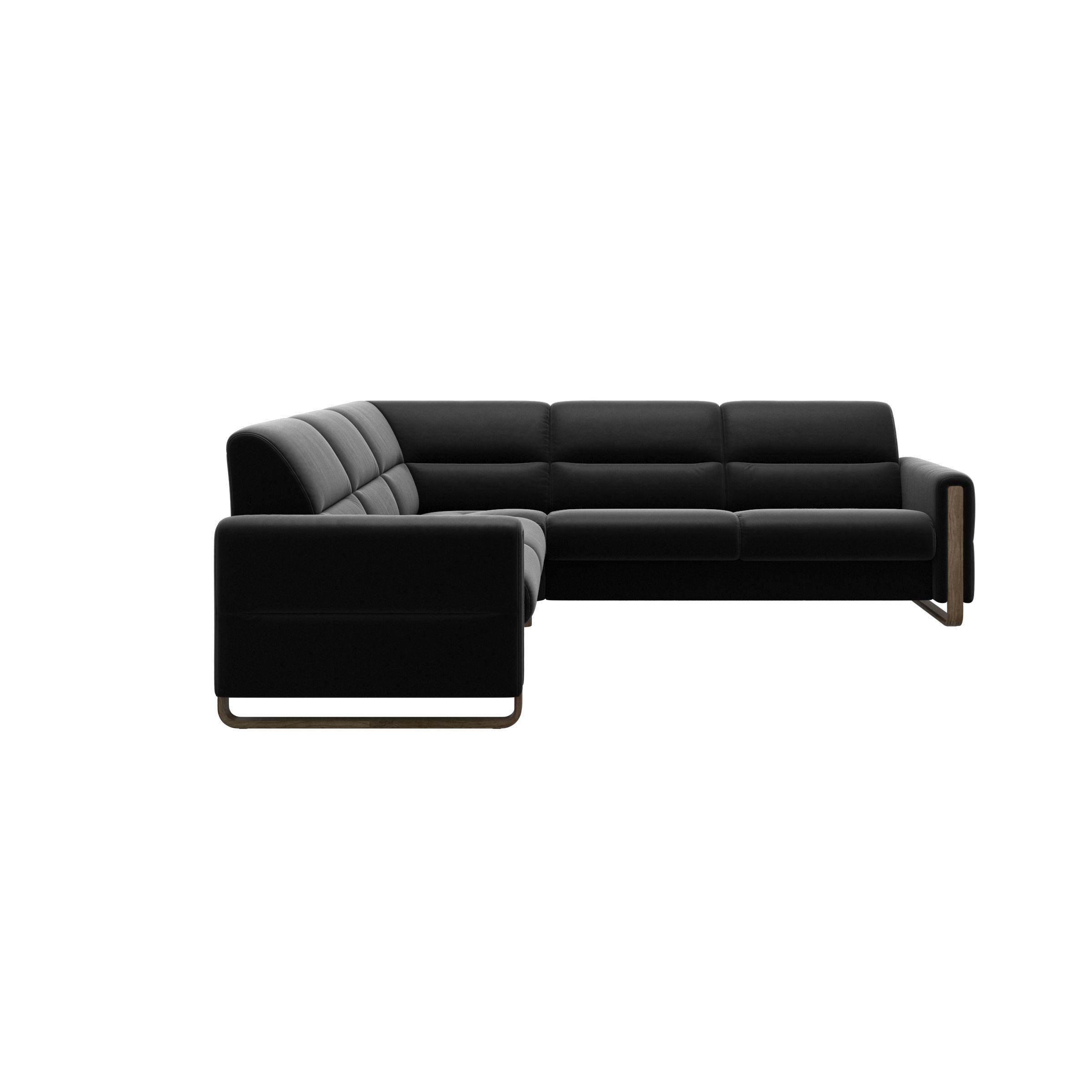 Stressless® Fiona hjørnesofa med træ, 2,5-personers – Paloma læder – billede 16