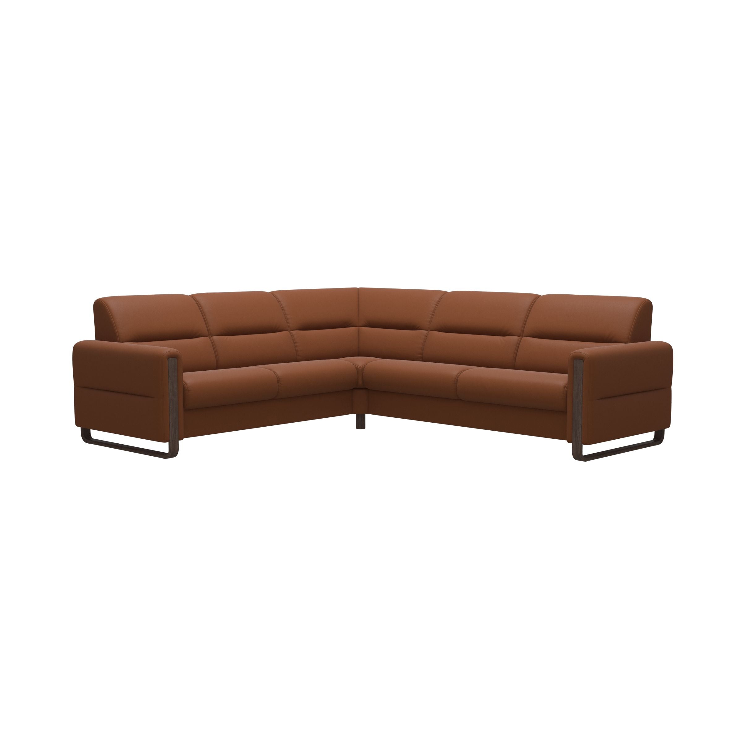 Stressless® Fiona hjørnesofa med træ, 2,5-personers – Paloma læder – billede 25